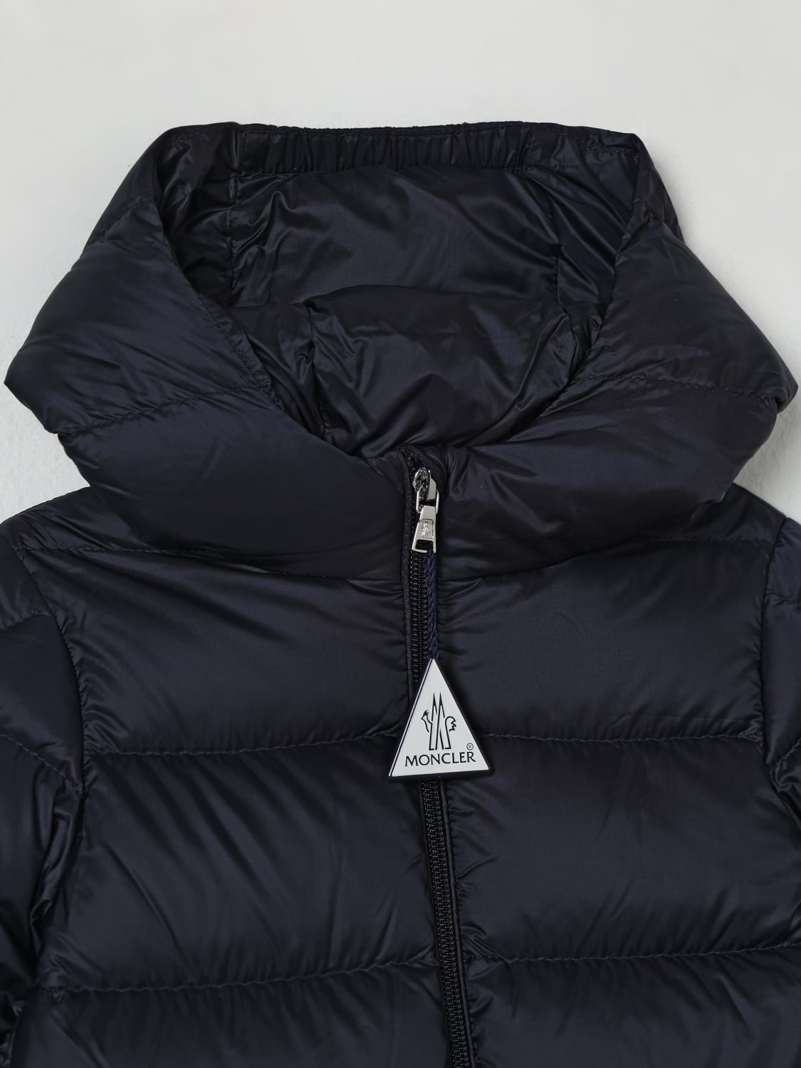 MONCLER JACKET: Jacket kids Moncler, Navy - Img 3