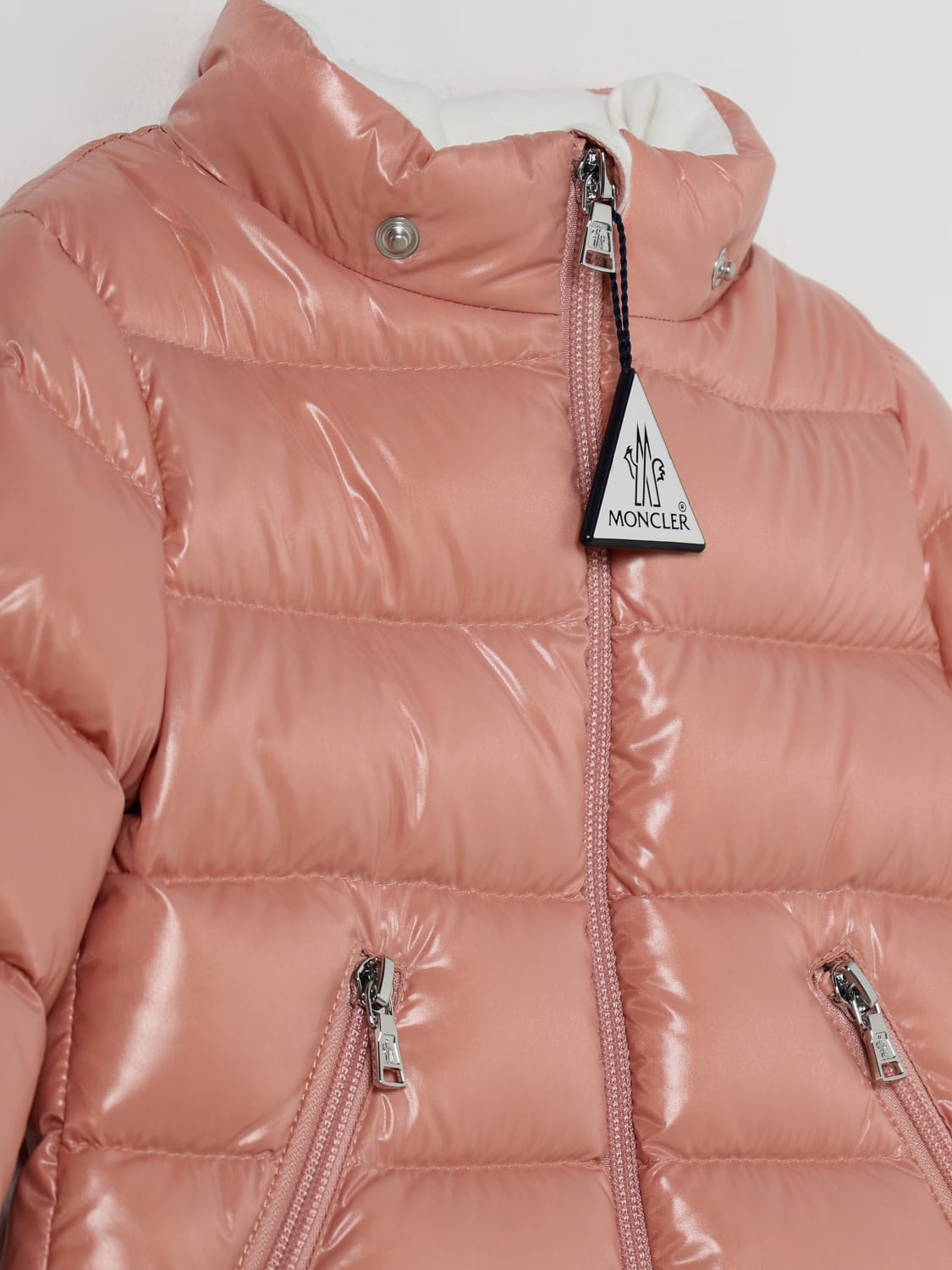 MONCLER JACKET: Jacket kids Moncler, Pink - Img 3
