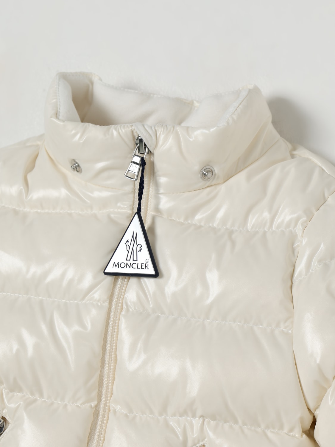 MONCLER ジャケット: ジャケット ボーイ Moncler, イエロークリーム - Img 3