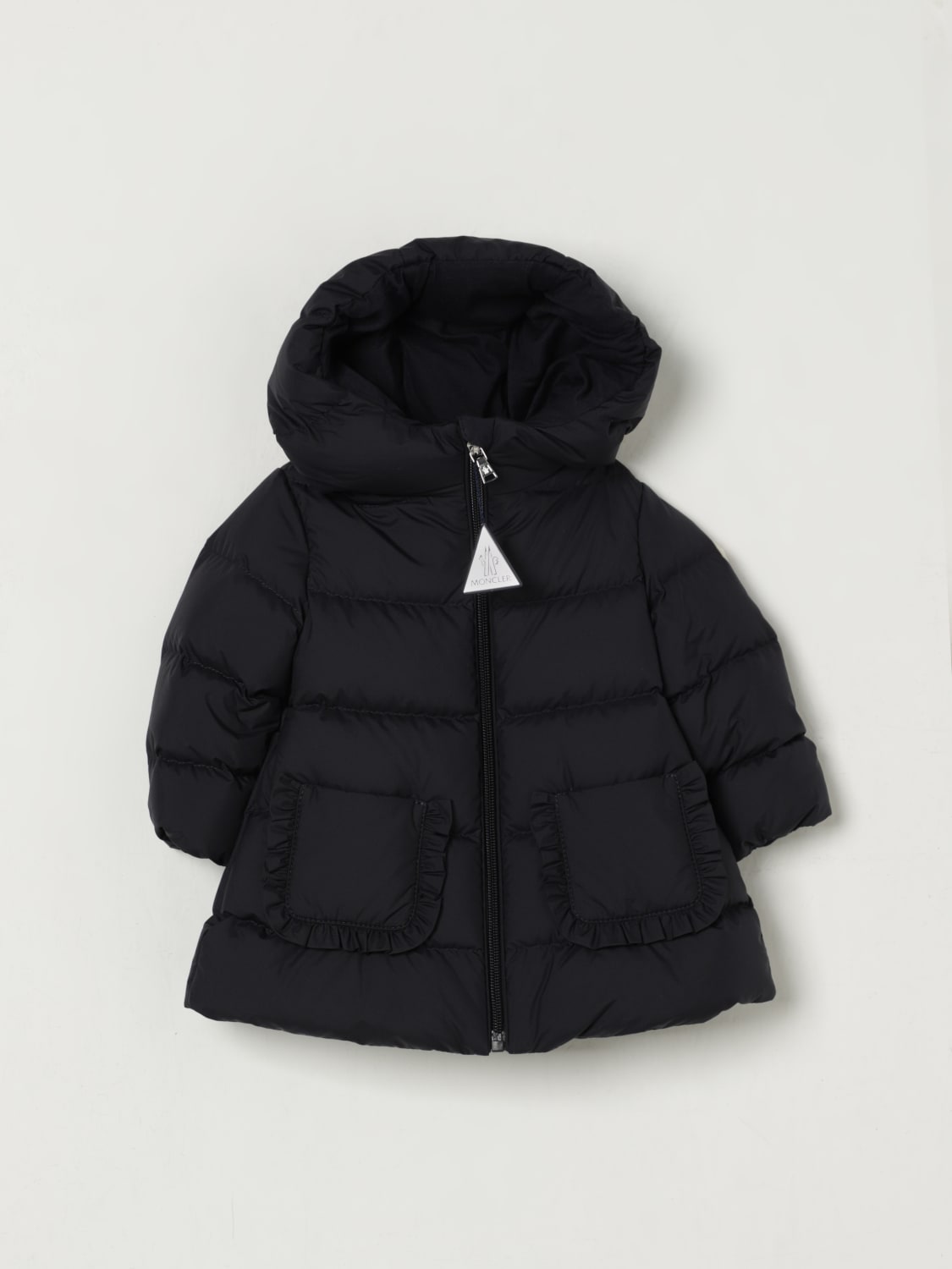 MONCLER JACKET: Jacket kids Moncler, Navy - Img 1