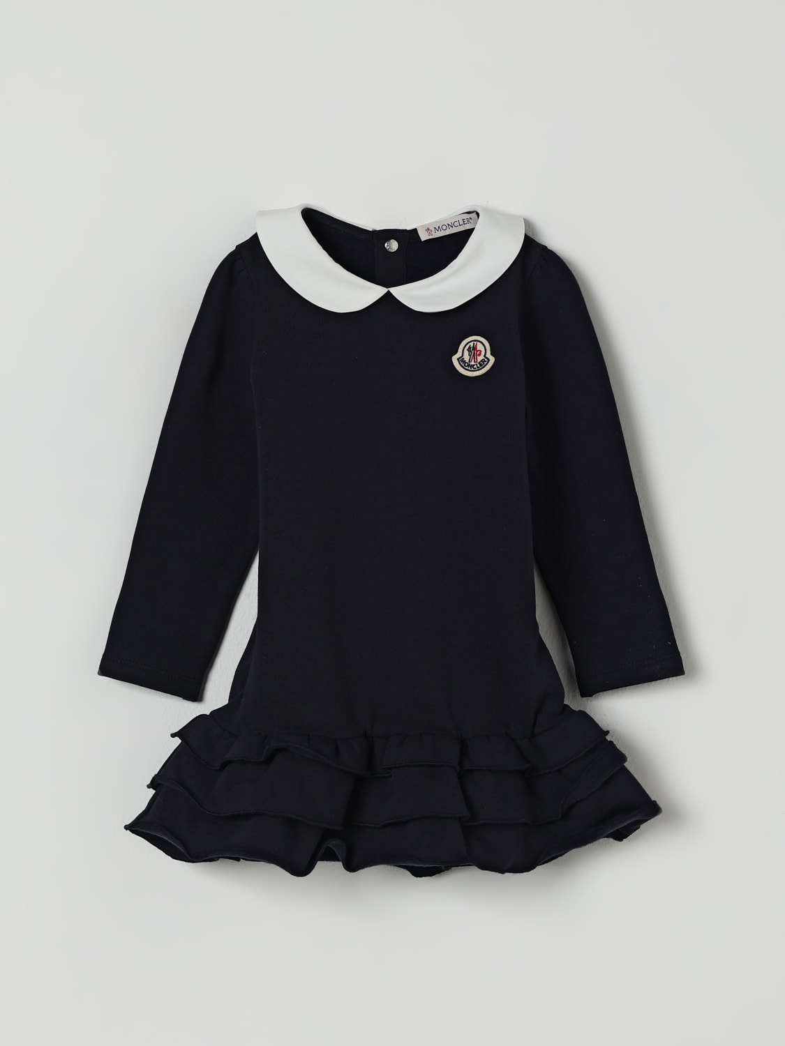MONCLER ROMPER: Romper kids Moncler, Navy - Img 1