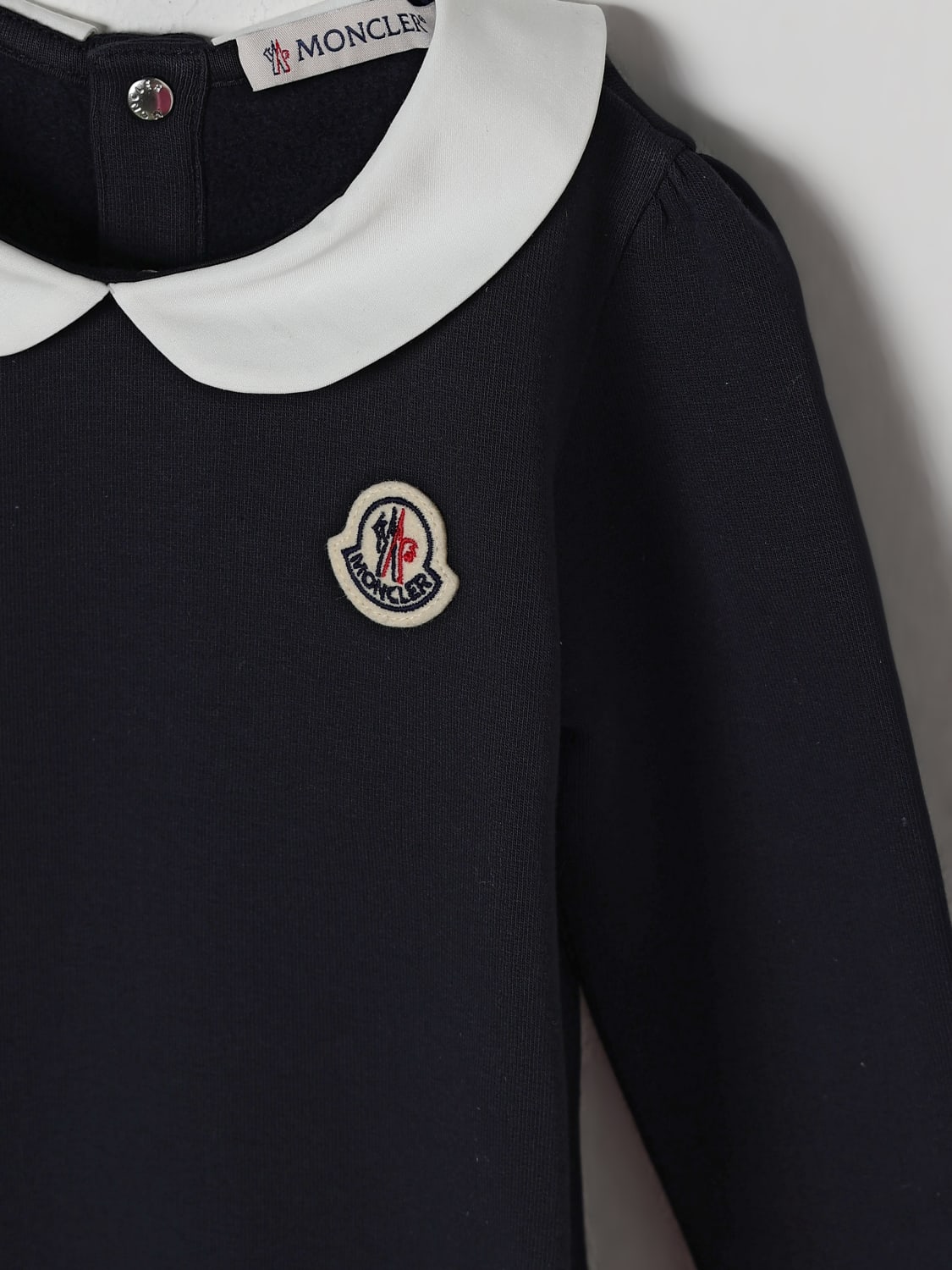 MONCLER ROMPER: Romper kids Moncler, Navy - Img 3