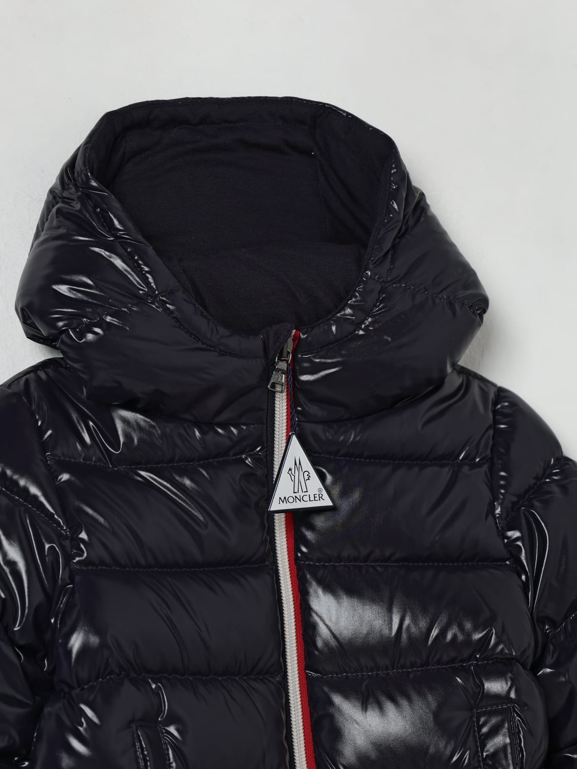 MONCLER JACKET: Jacket kids Moncler, Navy - Img 3