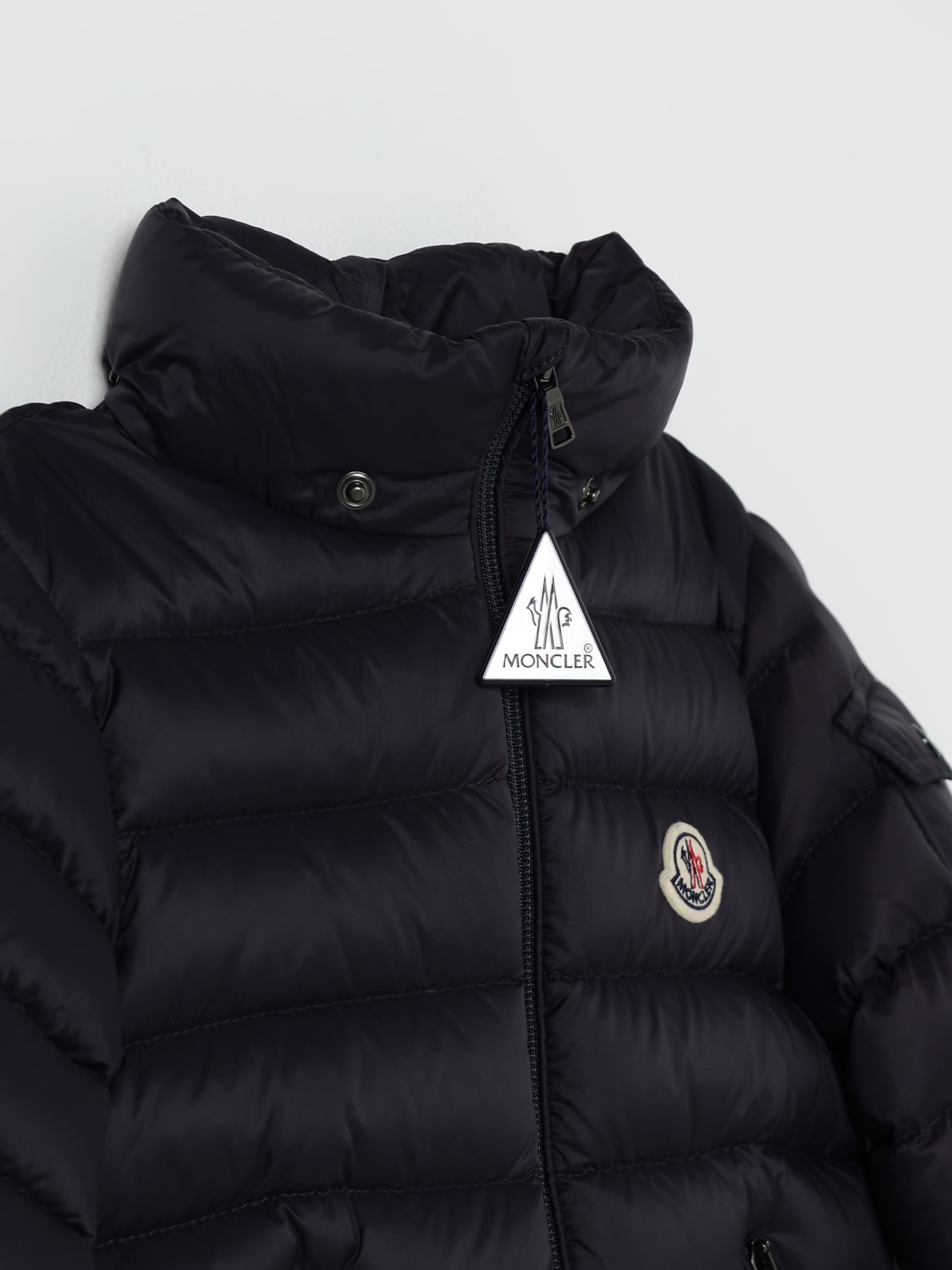 MONCLER JACKET: Jacket kids Moncler, Navy - Img 3