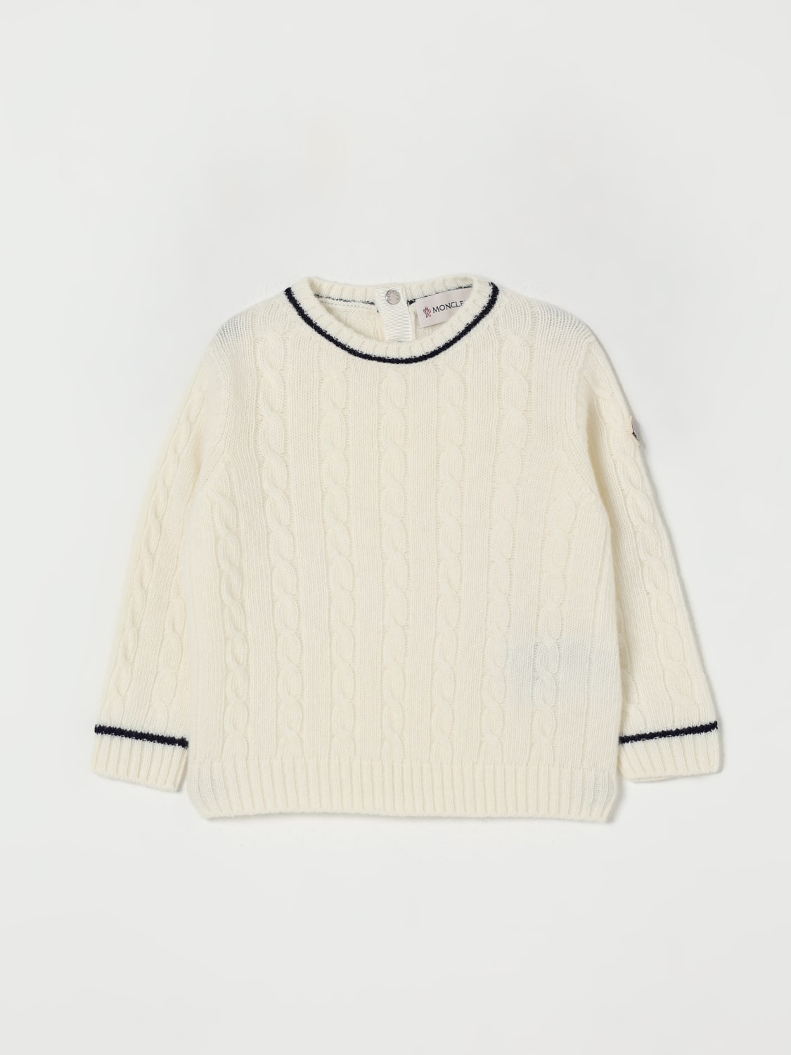 MONCLER PULL: Pull enfant Moncler, Blanc - Img 1
