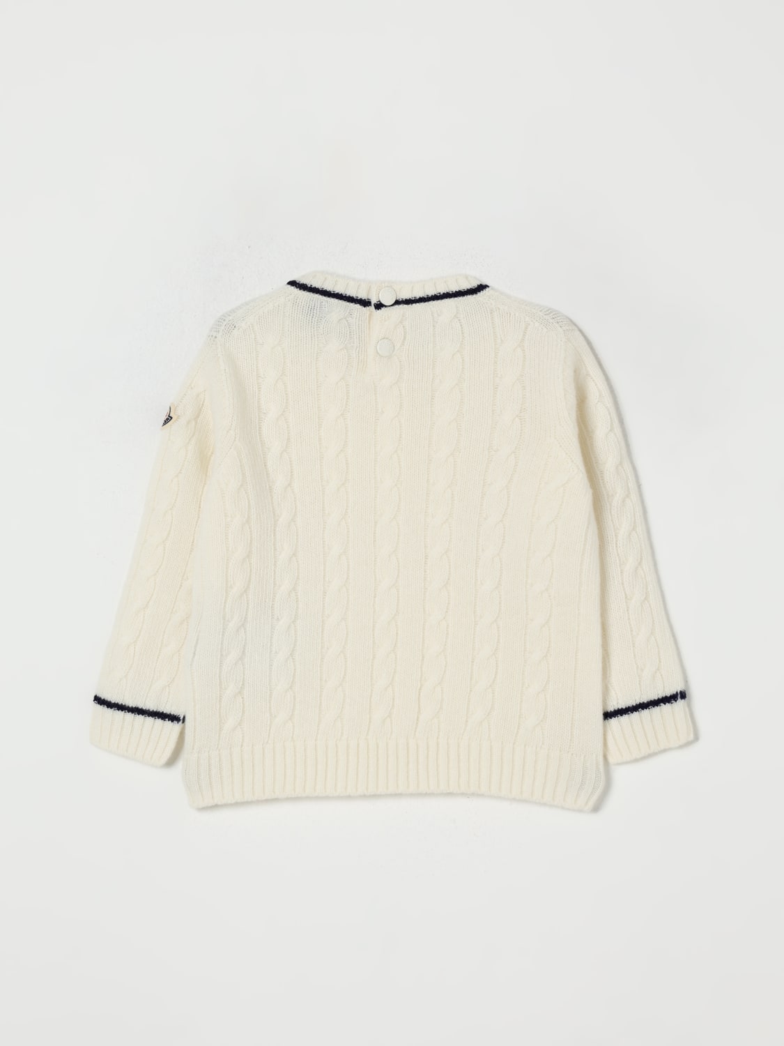 MONCLER PULL: Pull enfant Moncler, Blanc - Img 2