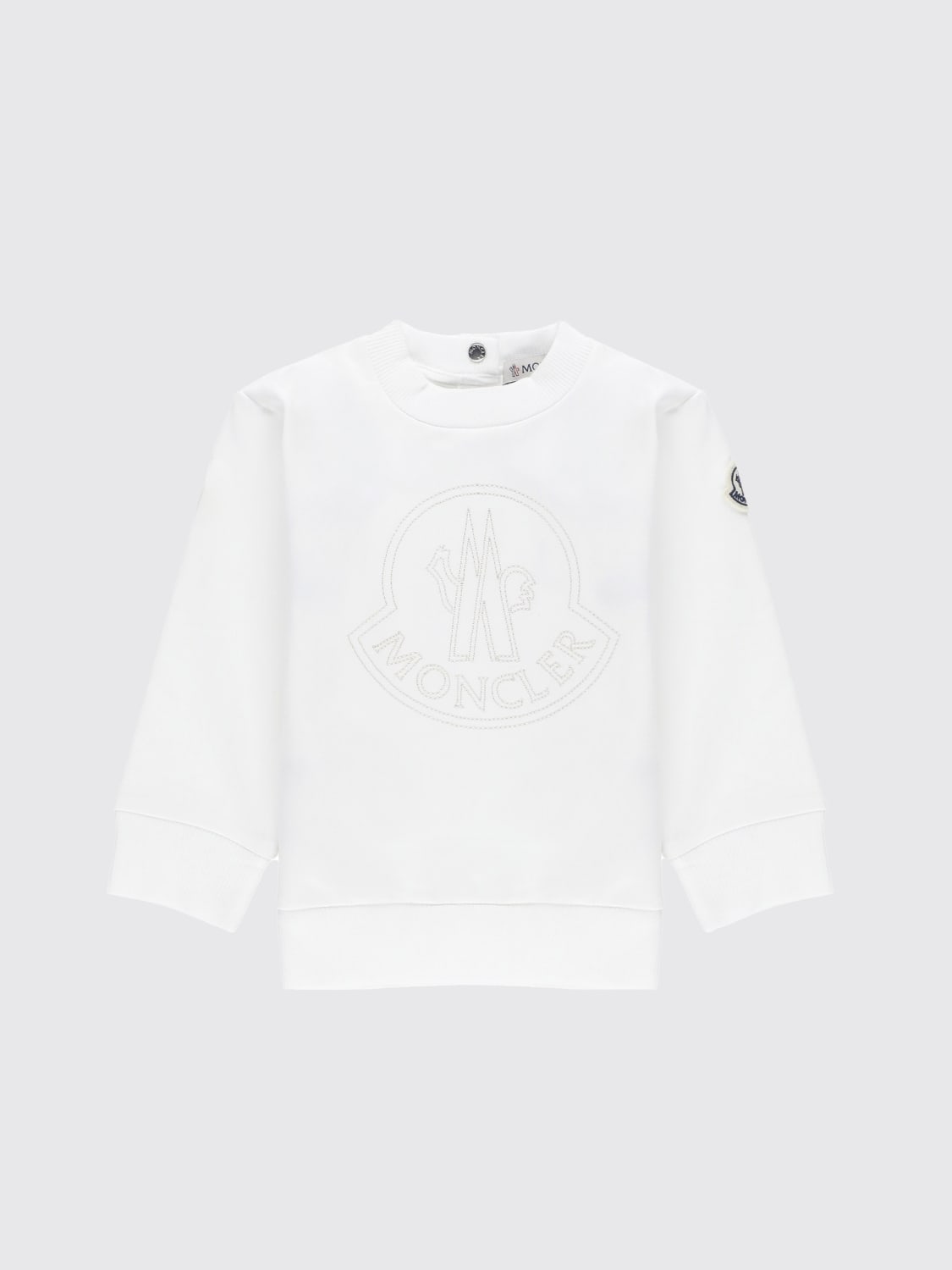 MONCLER SWEATER: Sweater kids Moncler, White - Img 1
