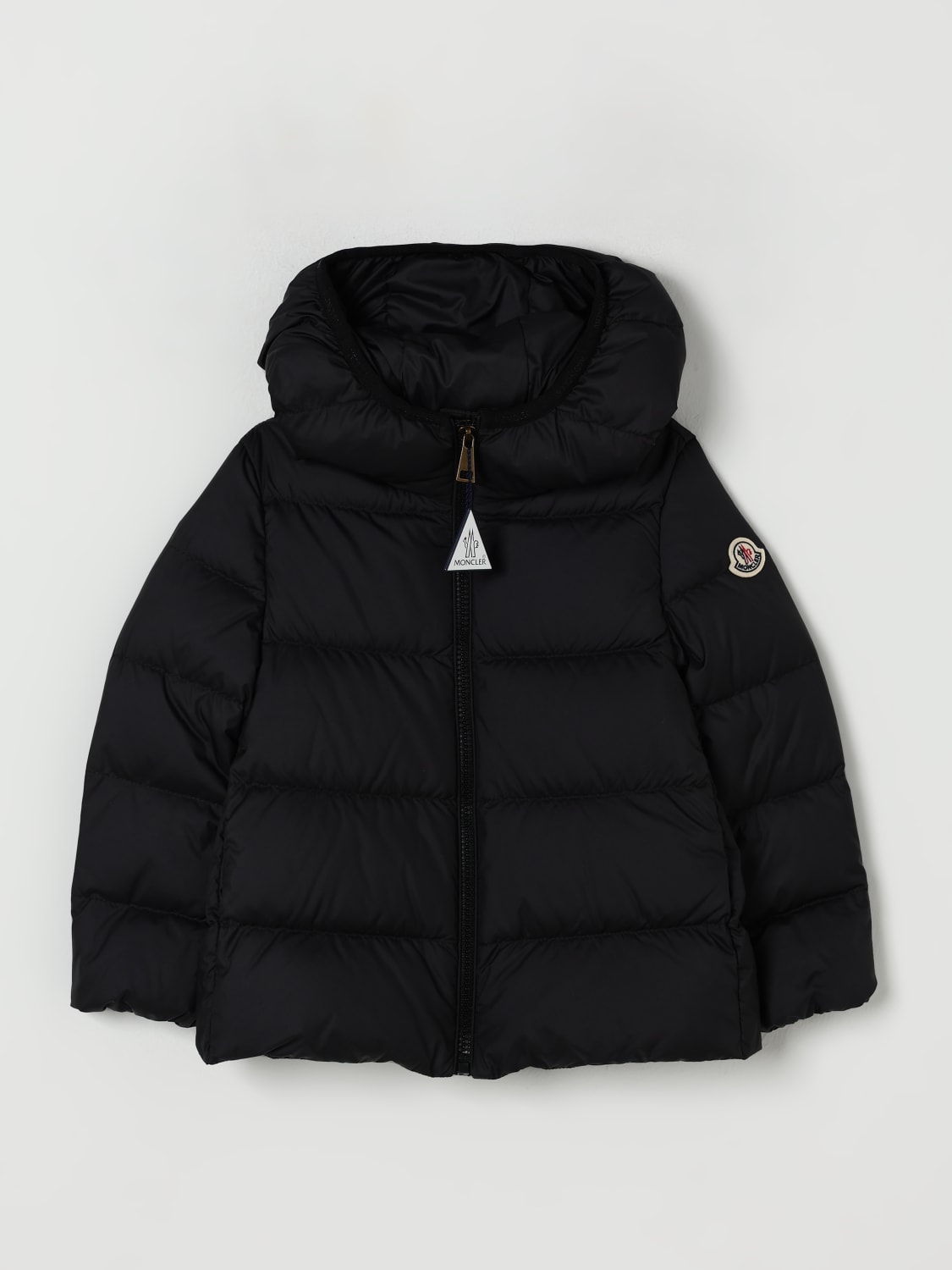 MONCLER JACKET: Jacket kids Moncler, Black - Img 1