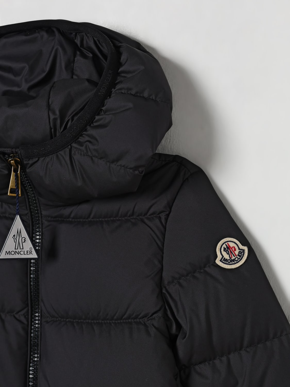 MONCLER JACKET: Jacket kids Moncler, Black - Img 3