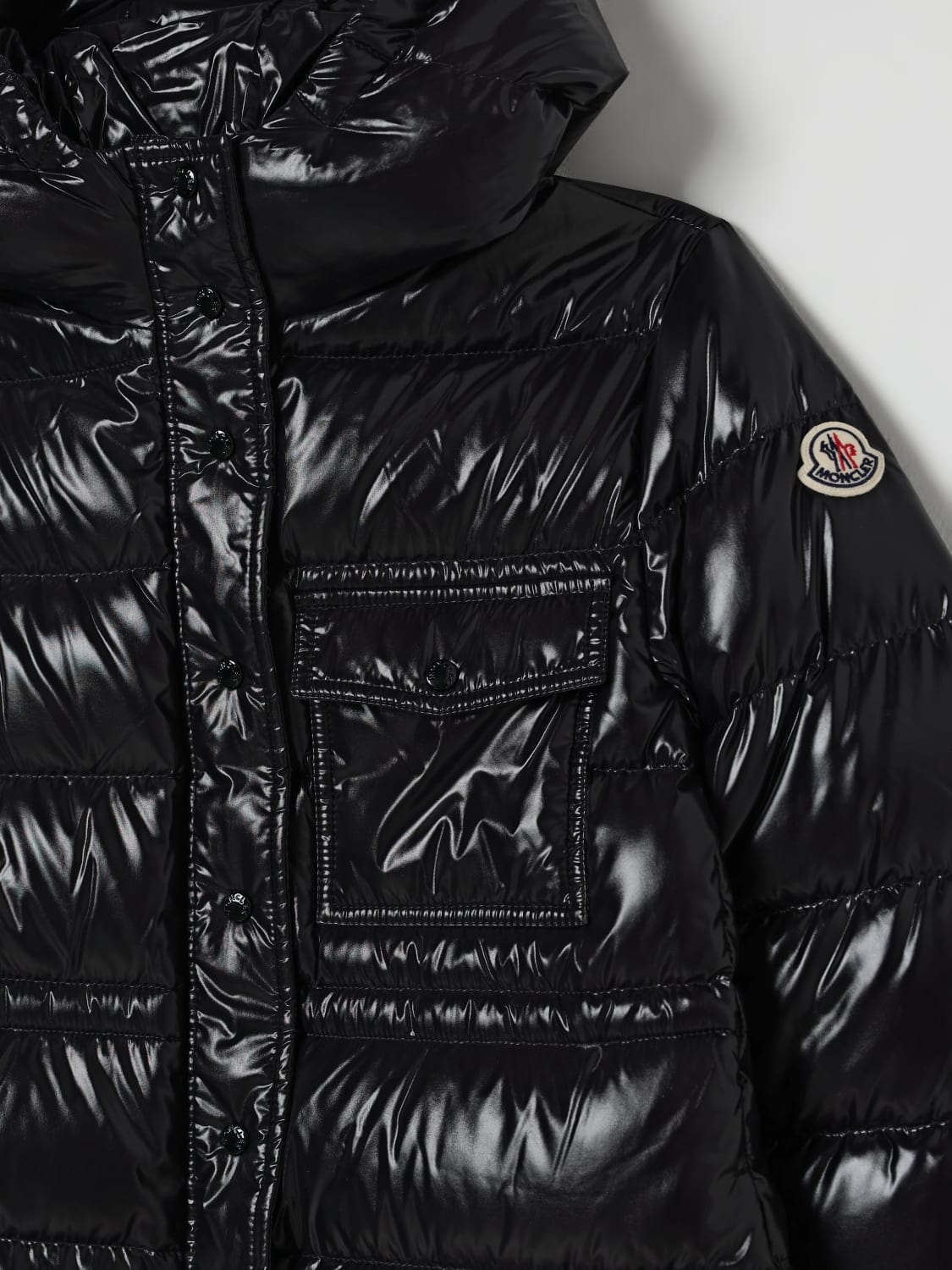 MONCLER JACKET: Jacket kids Moncler, Black - Img 3