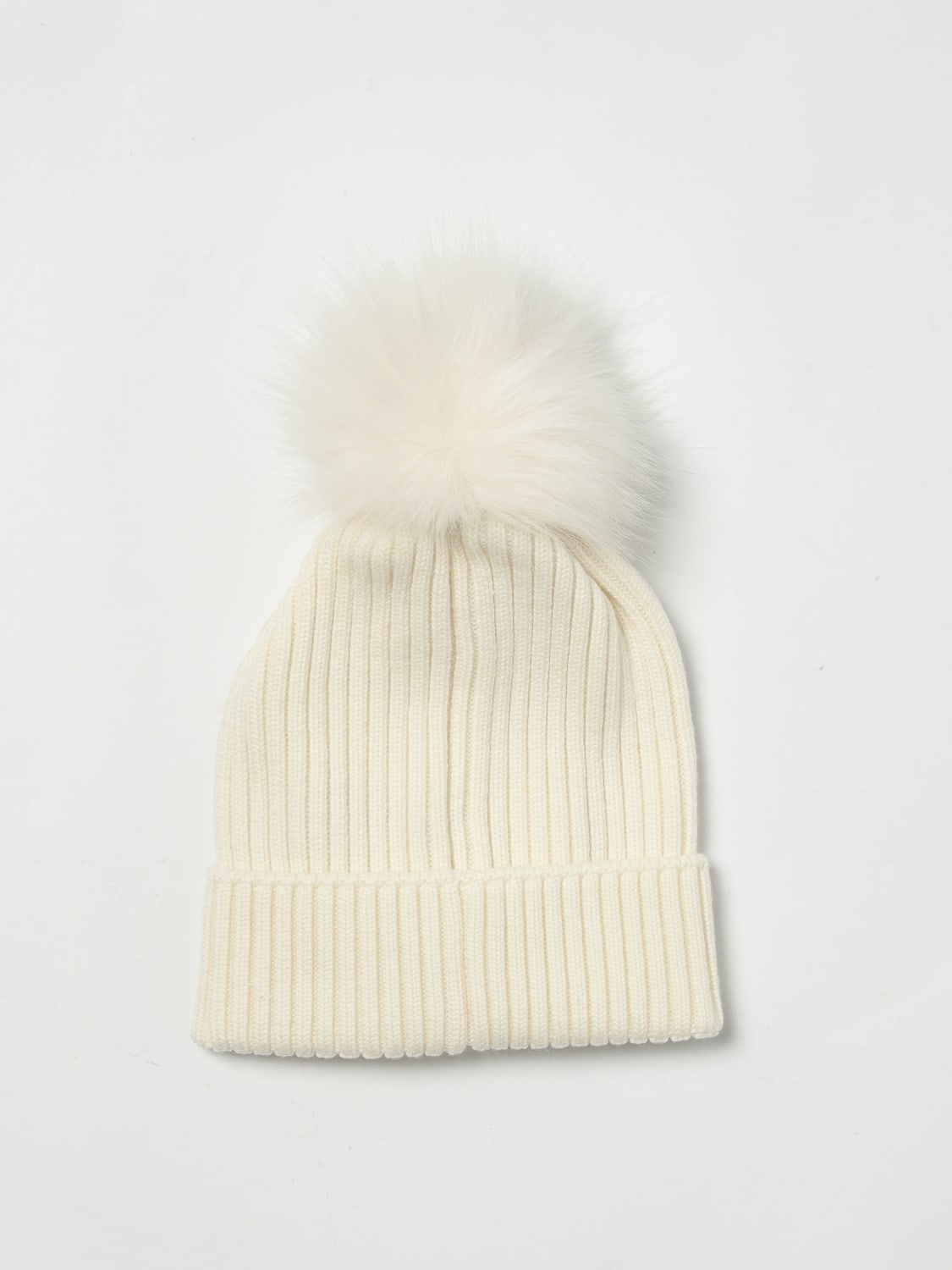 MONCLER CHAPEAU: Chapeaux fille enfant Moncler, Blanc - Img 2