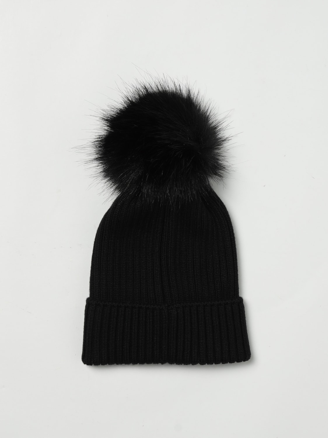 MONCLER HUT: Hüte für mädchen kinder Moncler, Schwarz - Img 2