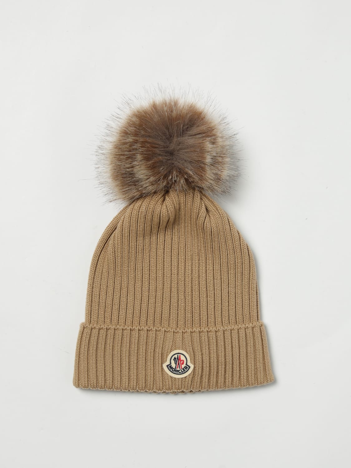 MONCLER HAT: Girls' hats kids Moncler, Leather - Img 1