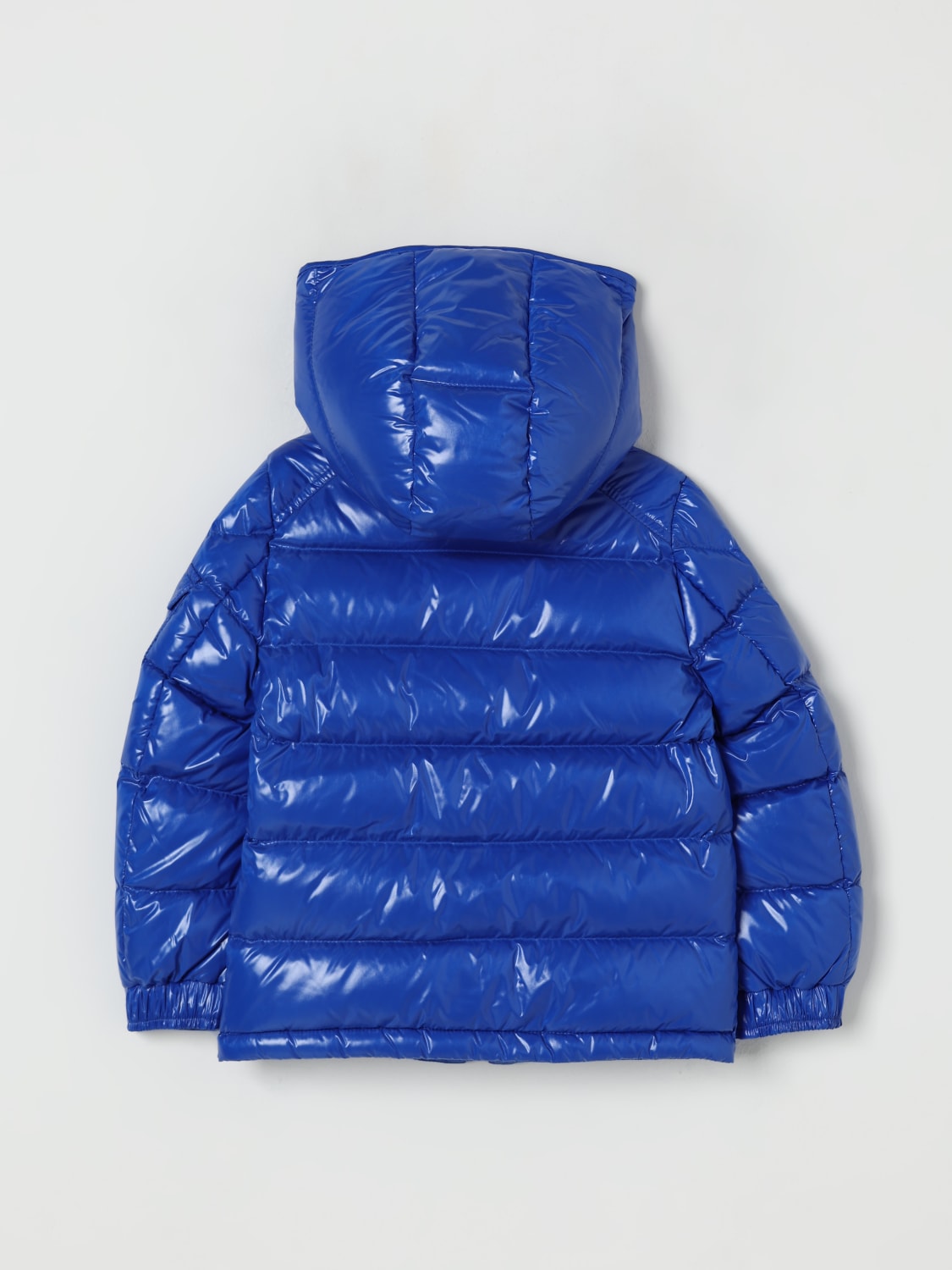 MONCLER JACKET: Jacket kids Moncler, Royal Blue - Img 2