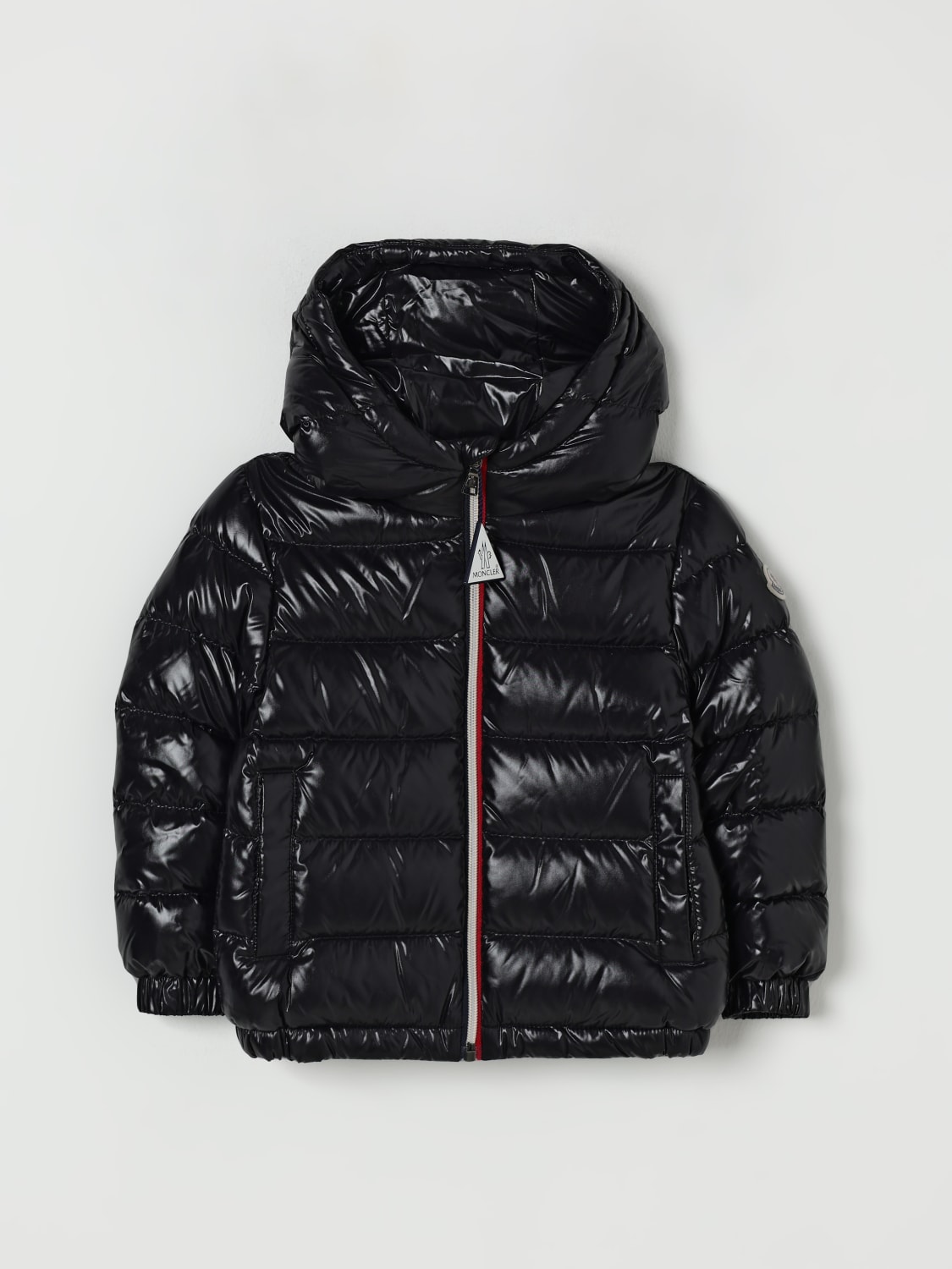 MONCLER JACKET: Jacket kids Moncler, Black - Img 1