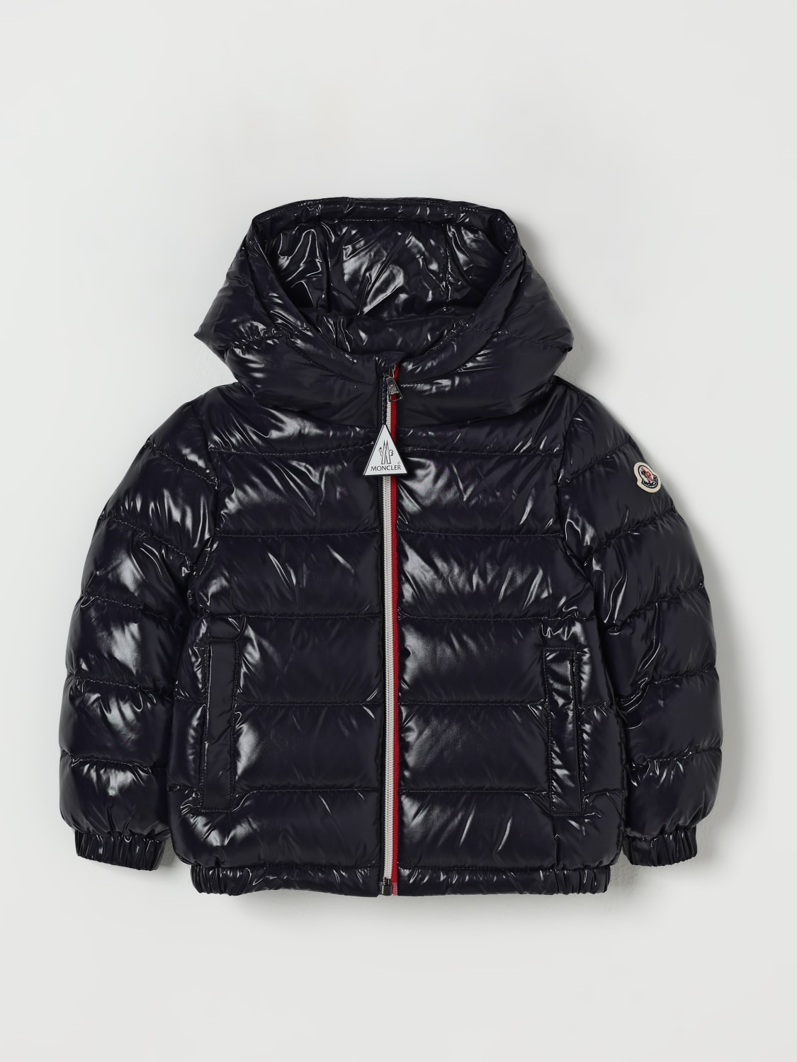 MONCLER JACKET: Jacket kids Moncler, Blue - Img 1