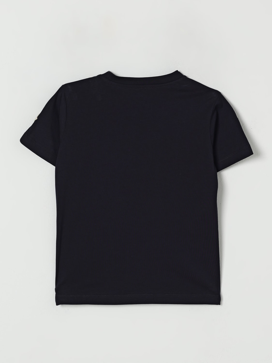 MONCLER T-SHIRT: T-shirt kids Moncler, Navy - Img 2
