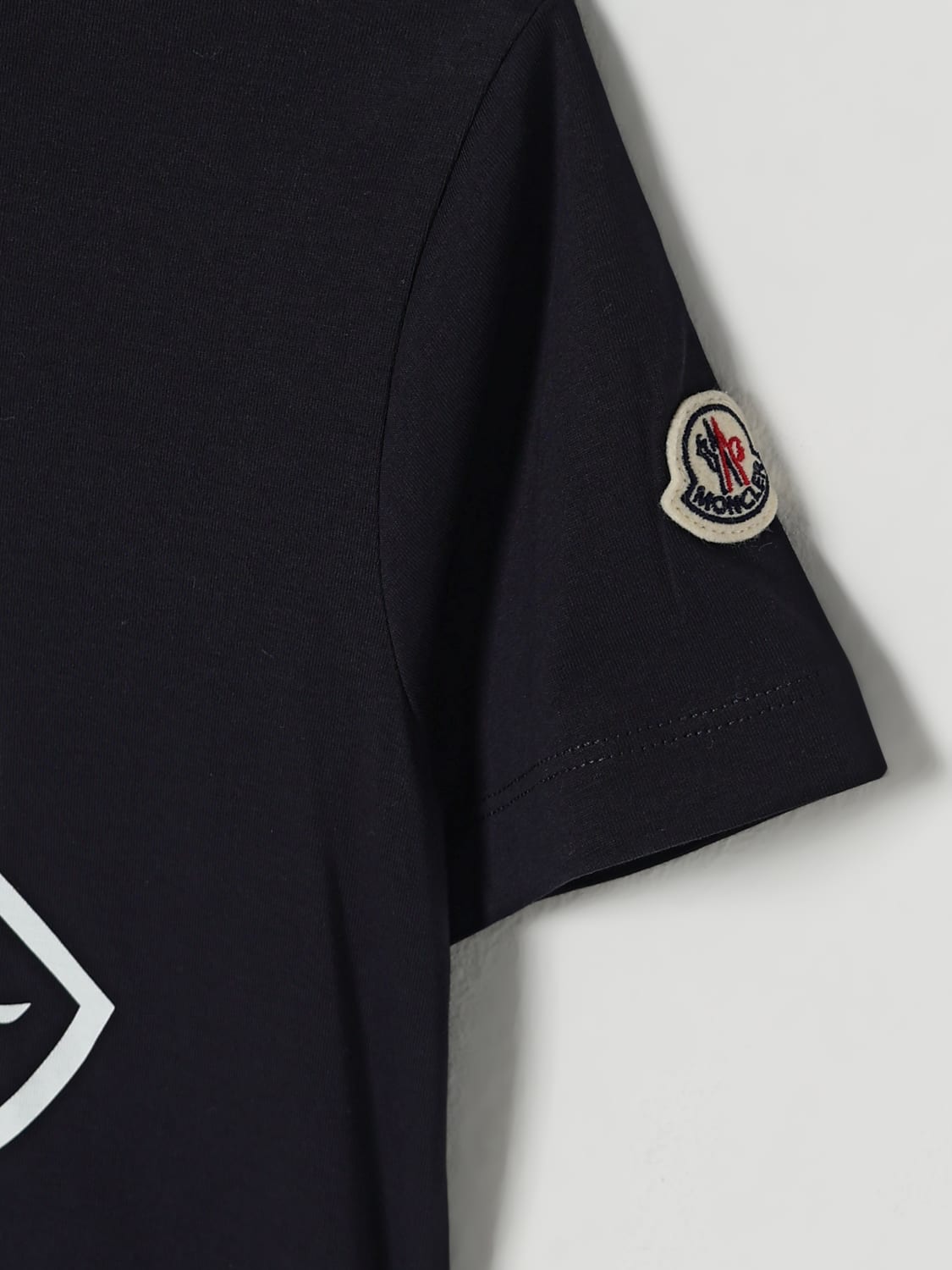 MONCLER T-SHIRT: T-shirt kids Moncler, Navy - Img 3