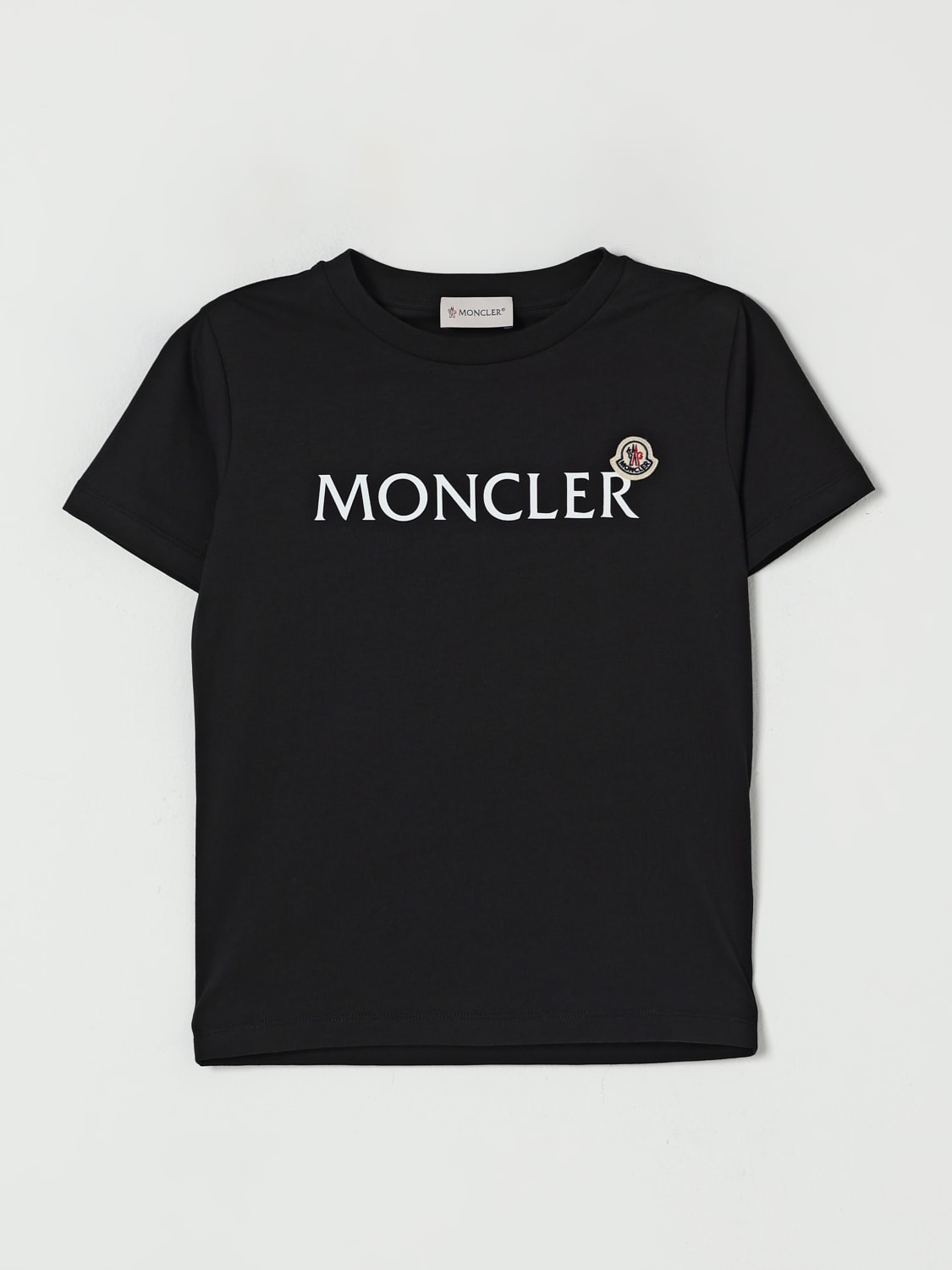 MONCLER CAMISETA: Camiseta niños Moncler, Negro - Img 1