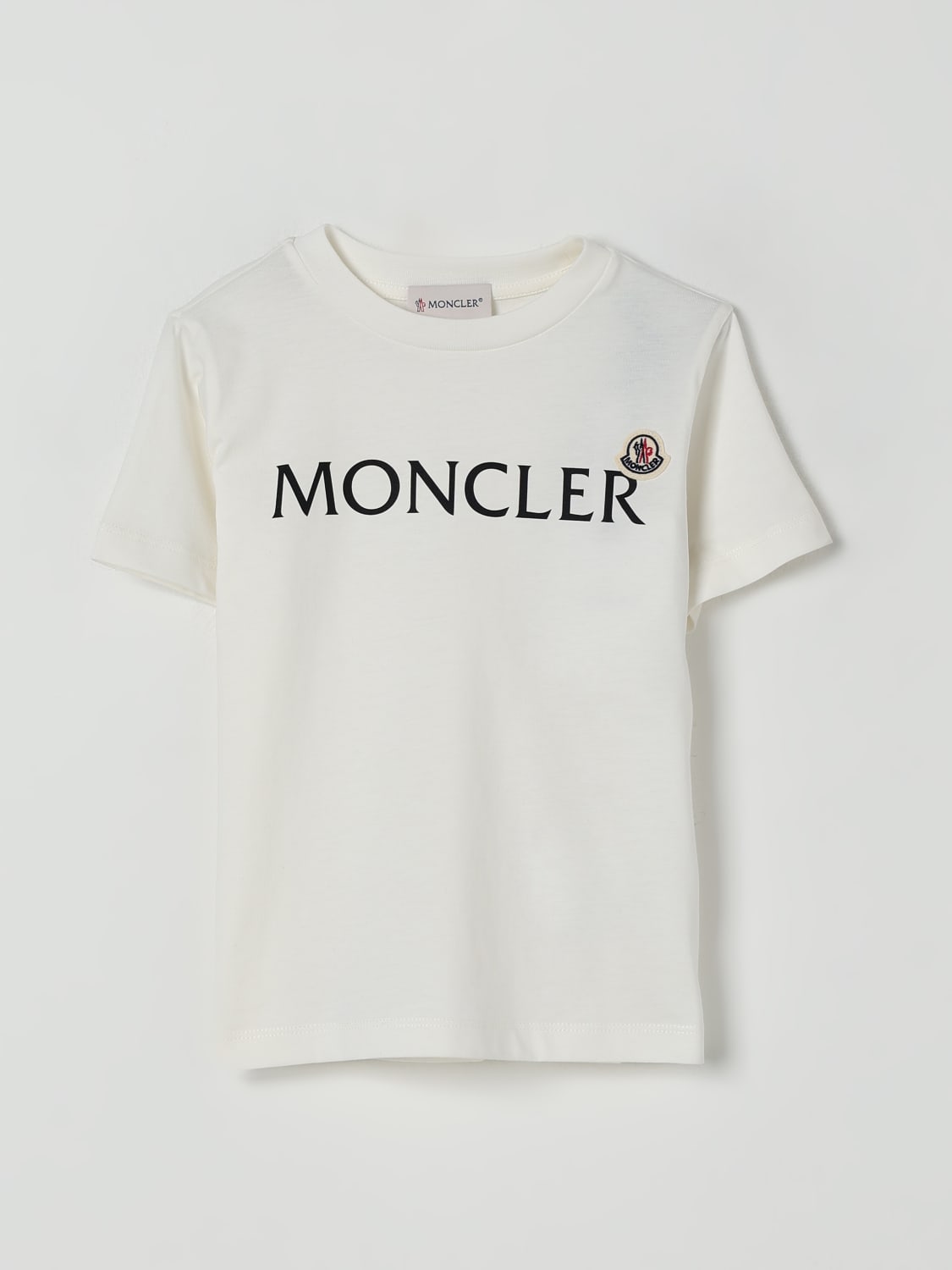 MONCLER CAMISETA: Camiseta niños Moncler, Nata - Img 1