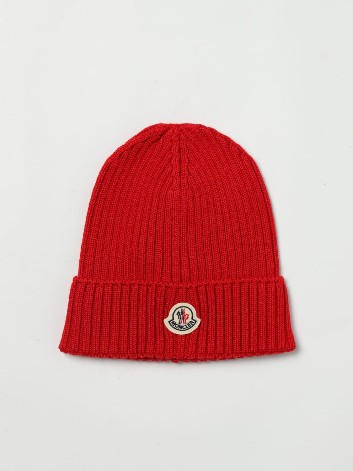 MONCLER HAT: Hat kids Moncler, Red - Img 1