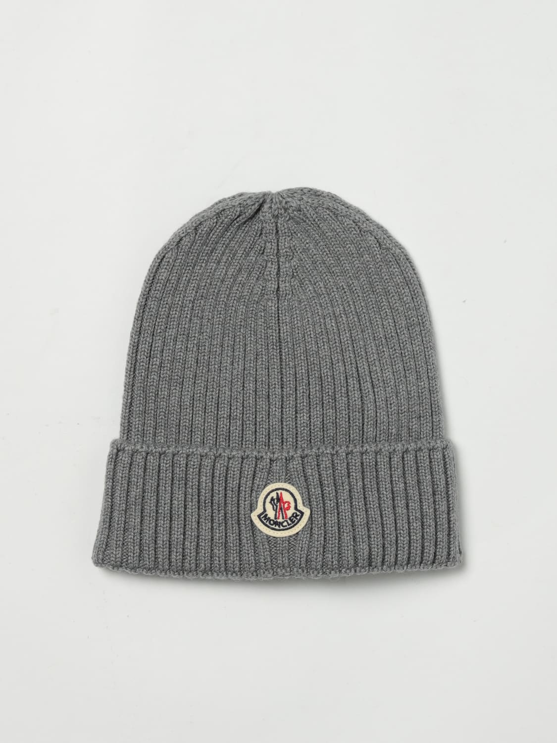 MONCLER HAT: Hat kids Moncler, Grey - Img 1