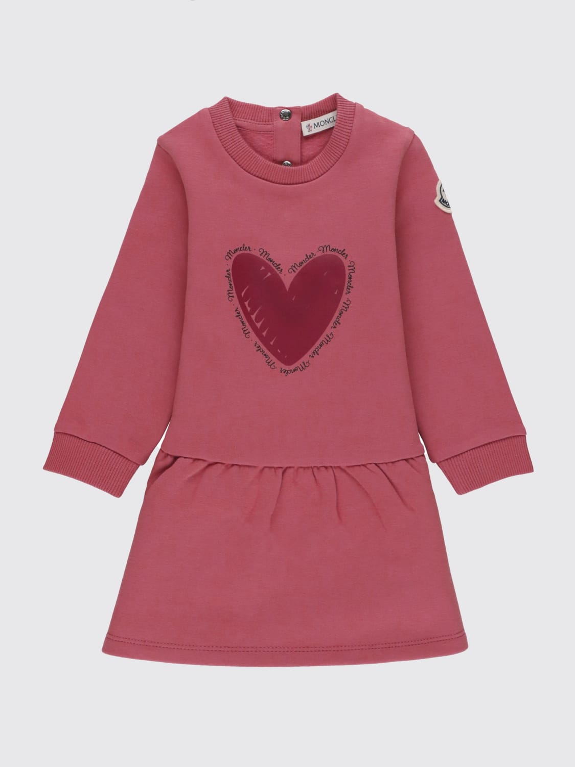 MONCLER ROMPER: Romper kids Moncler, Red - Img 1