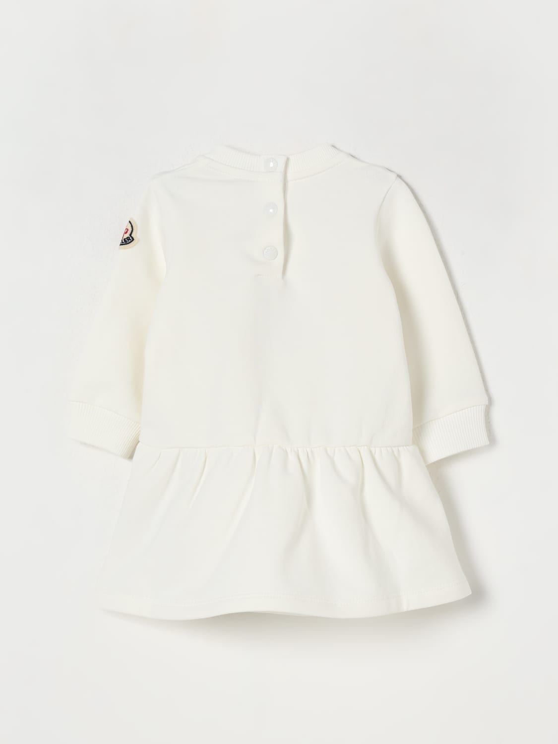 MONCLER ROMPER: Romper kids Moncler, Yellow Cream - Img 2