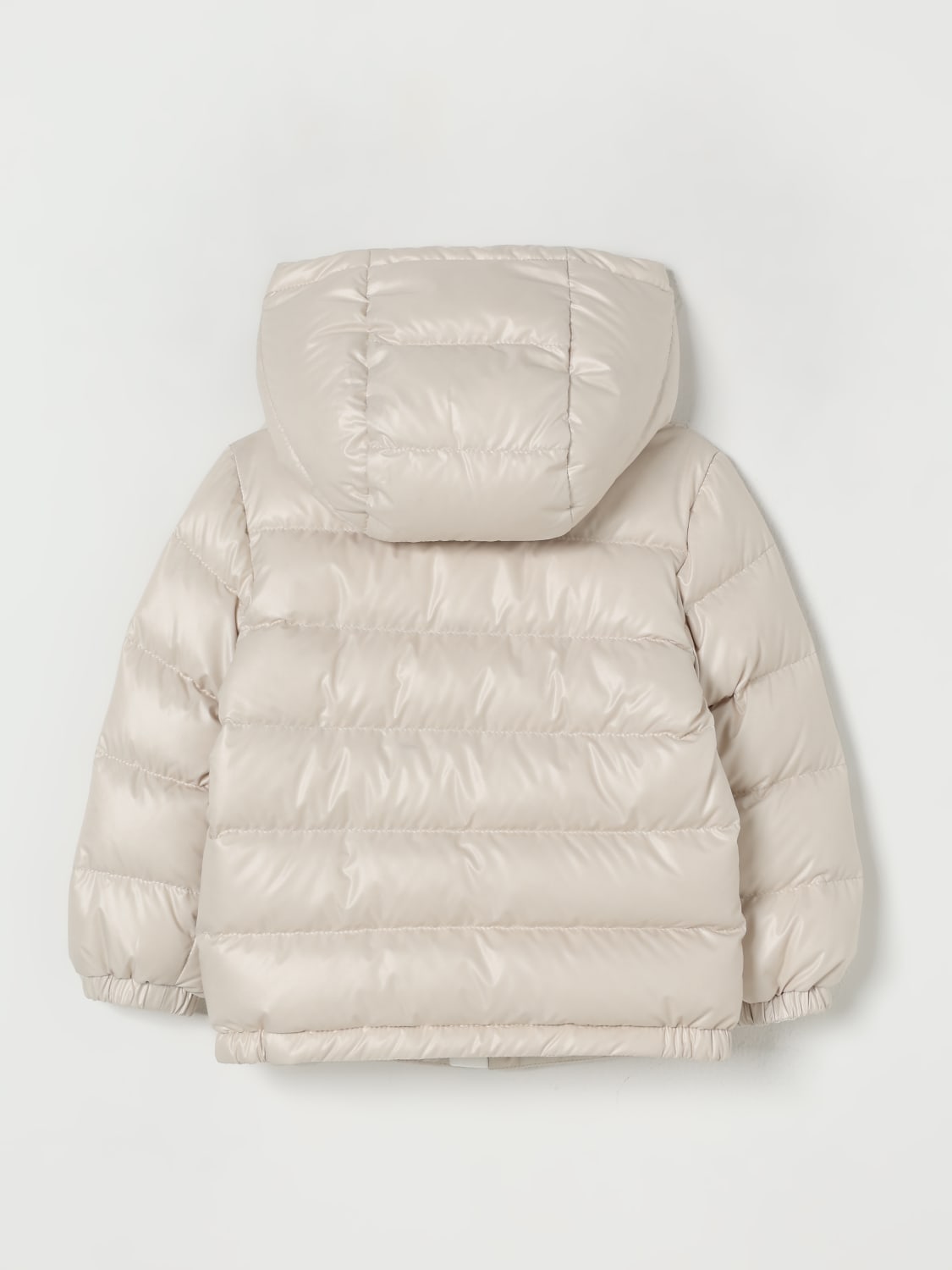 MONCLER JACKET: Jacket kids Moncler, Beige - Img 2