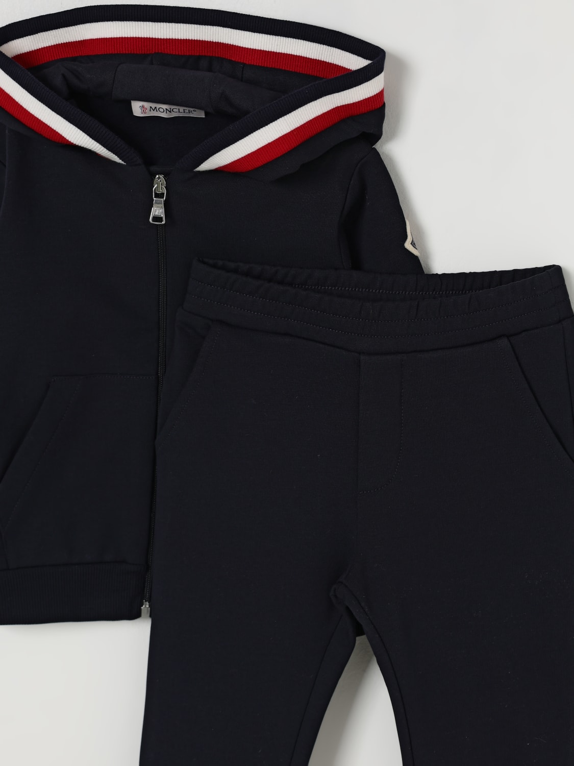 MONCLER ENSEMBLE: Combinaisons enfant Moncler, Bleu Marine - Img 3