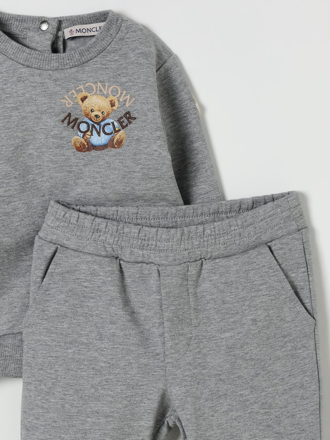MONCLER JUMPSUIT: Tracksuits kids Moncler, Grey - Img 3
