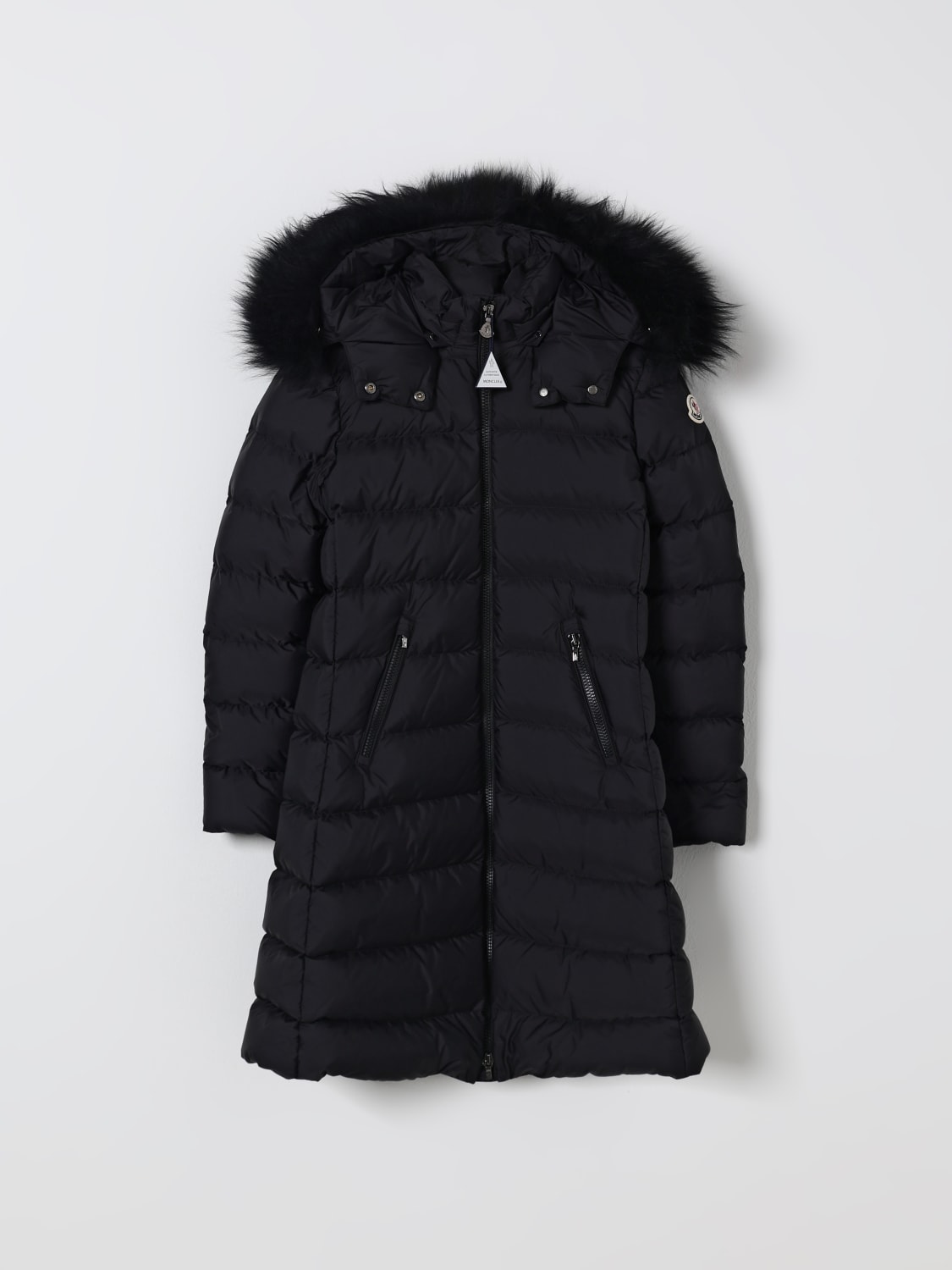 MONCLER JACKE: Jacke kinder Moncler, Schwarz - Img 1
