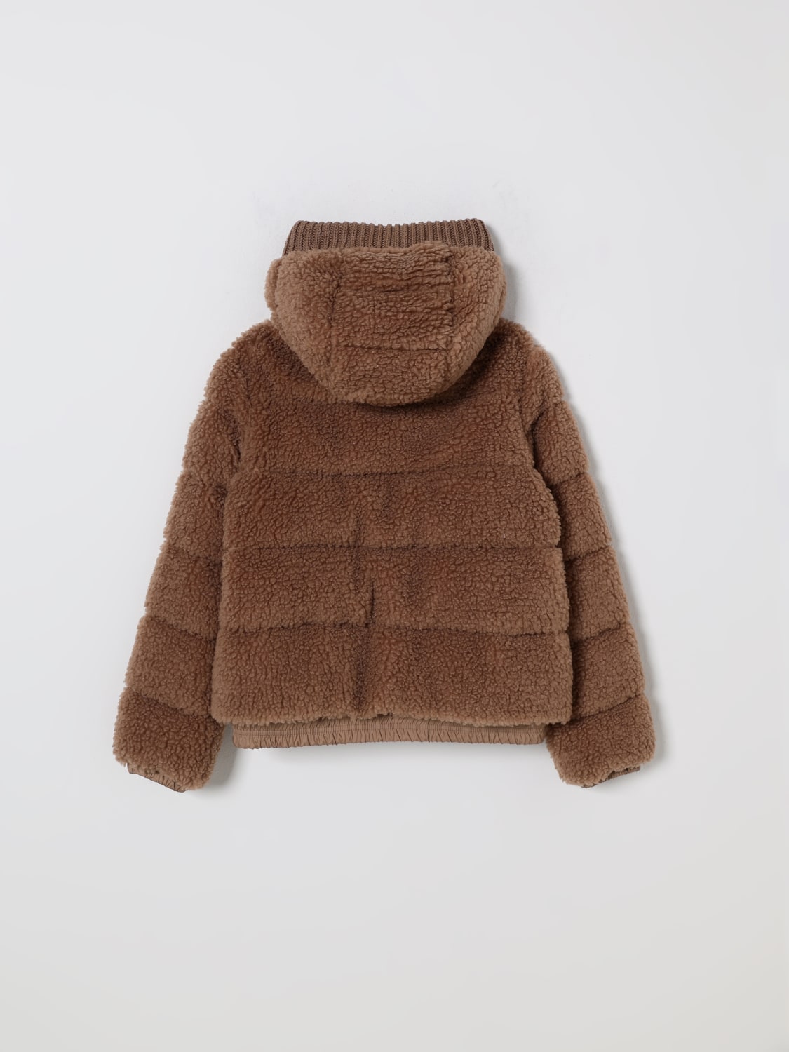 MONCLER JACKET: Jacket kids Moncler, Beige - Img 2