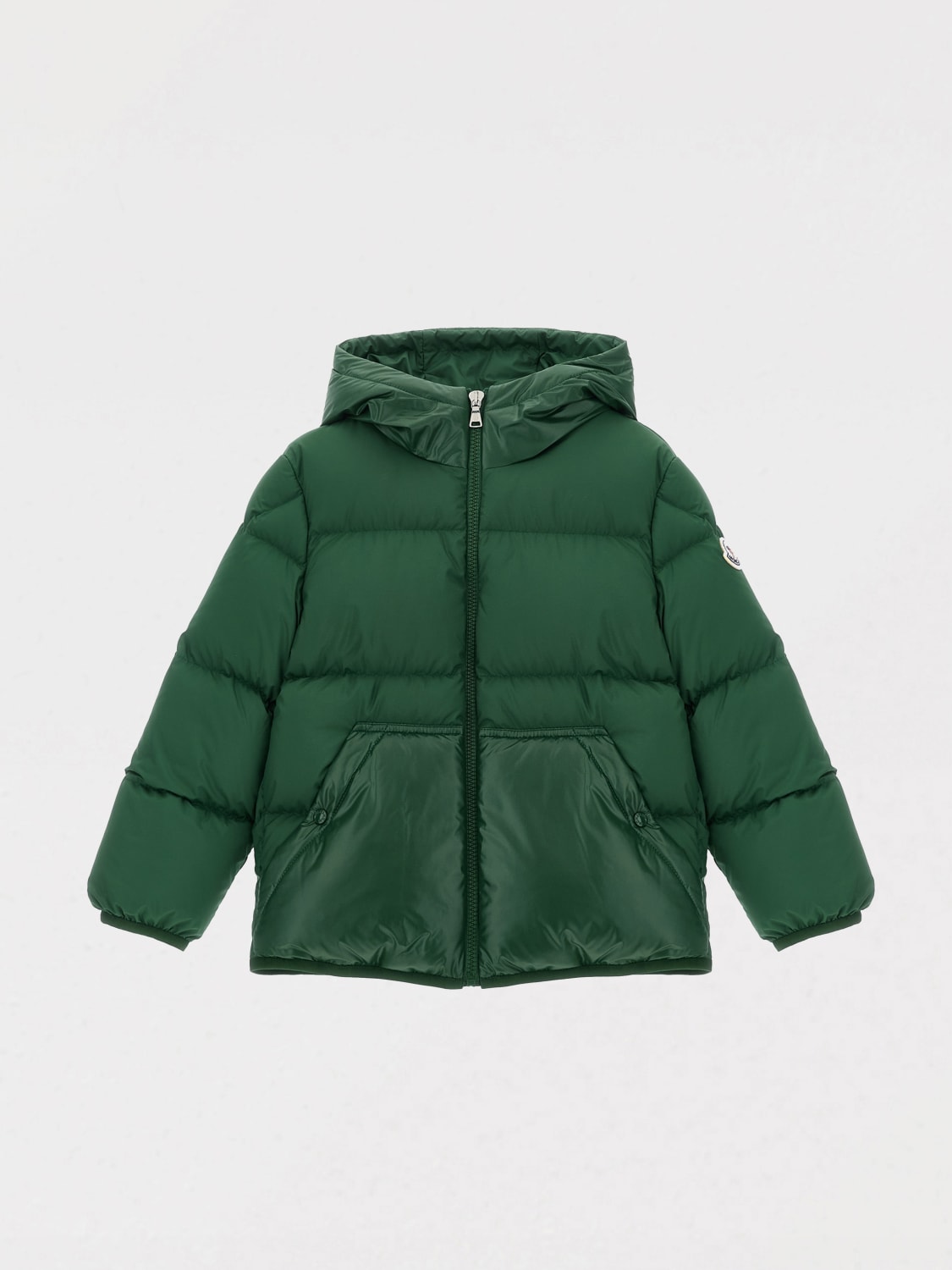 MONCLER CHAQUETA: Chaqueta niños Moncler, Verde - Img 1