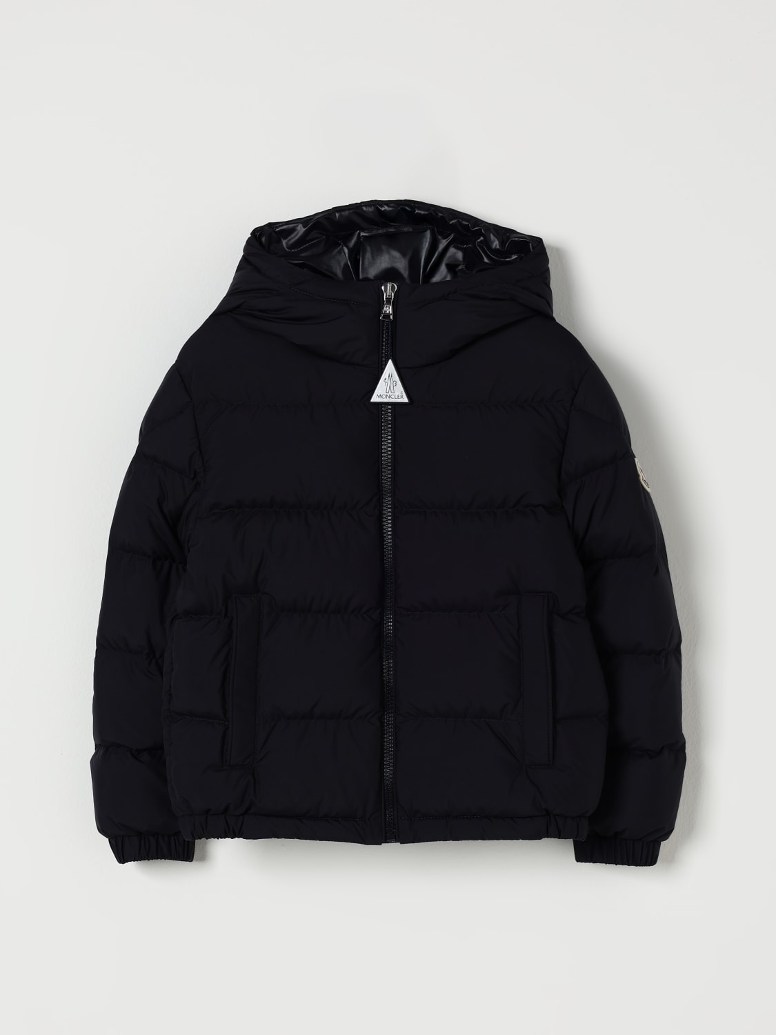 MONCLER JACKET: Jacket kids Moncler, Navy - Img 1