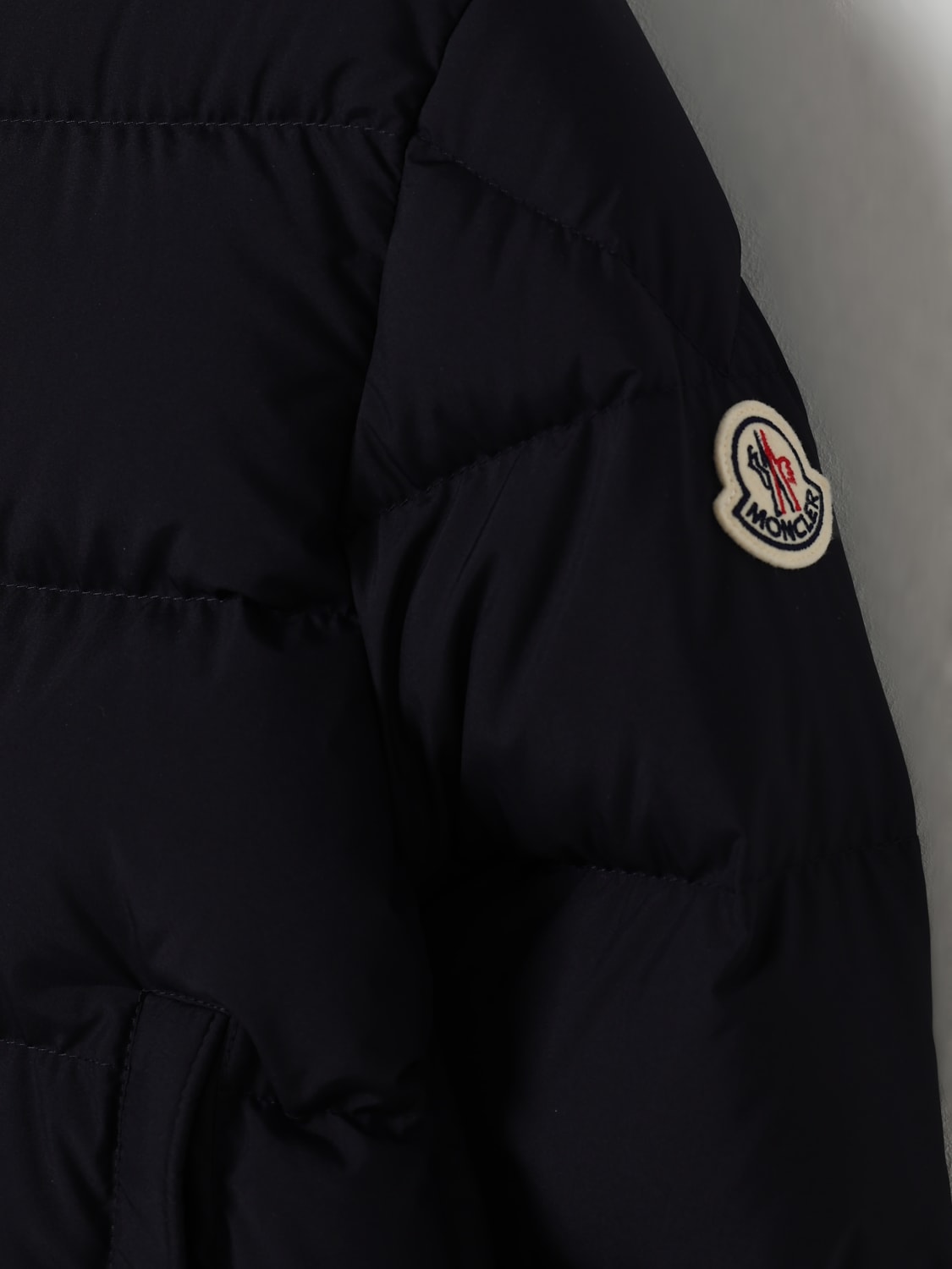MONCLER JACKET: Jacket kids Moncler, Navy - Img 3