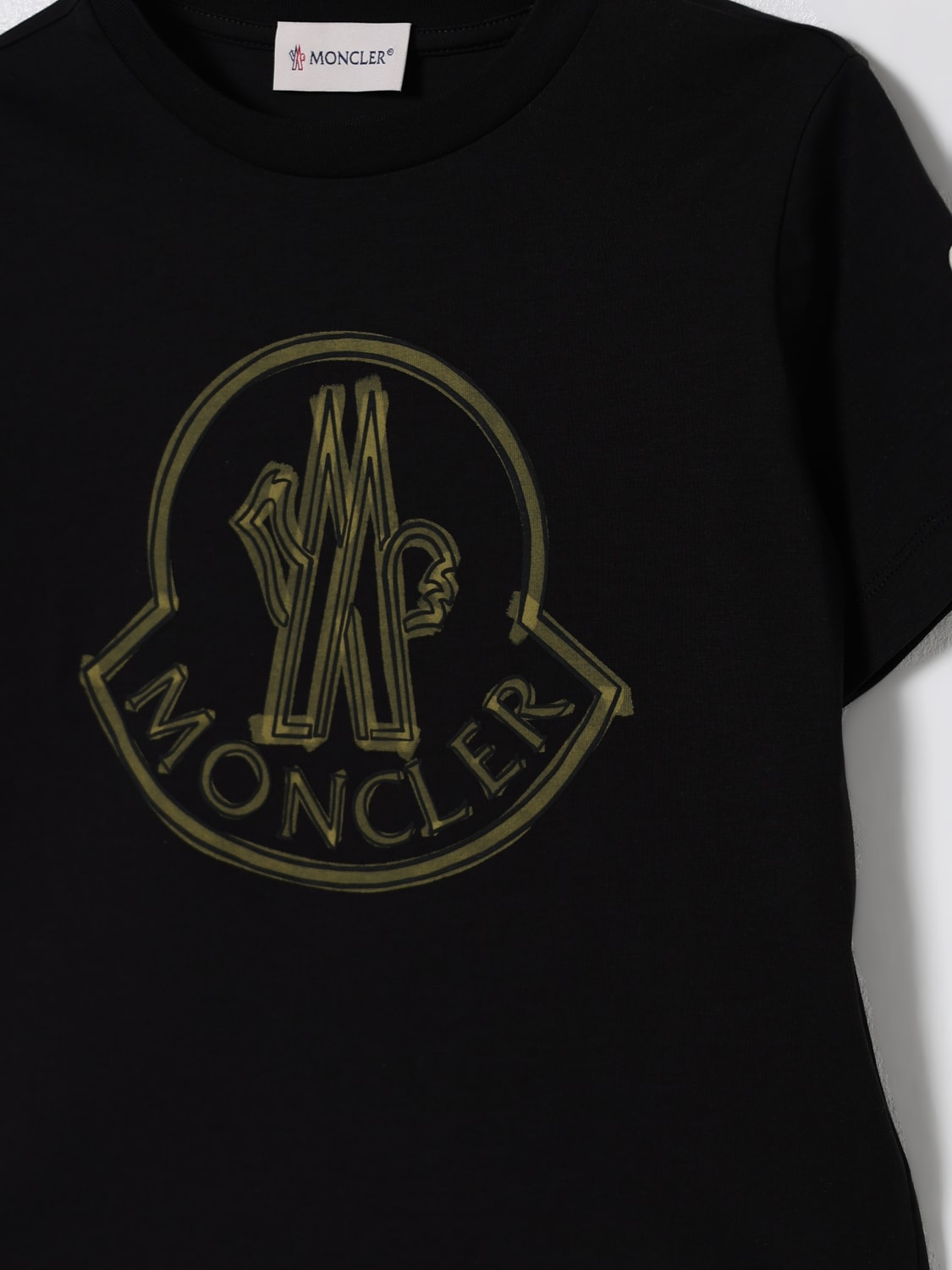 MONCLER CAMISETA: Camiseta niños Moncler, Negro - Img 3