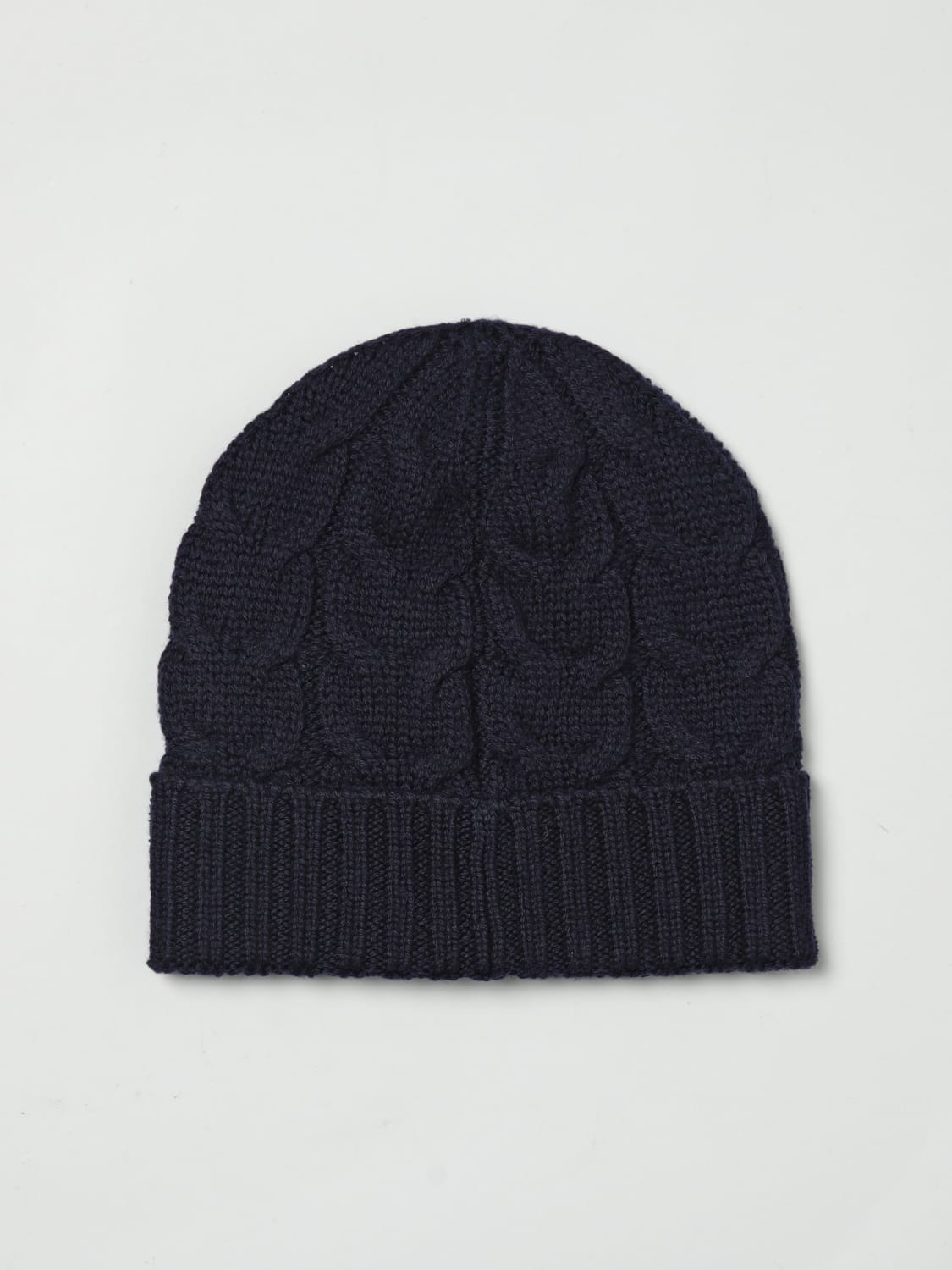 MONCLER HAT: Hat kids Moncler, Navy - Img 2