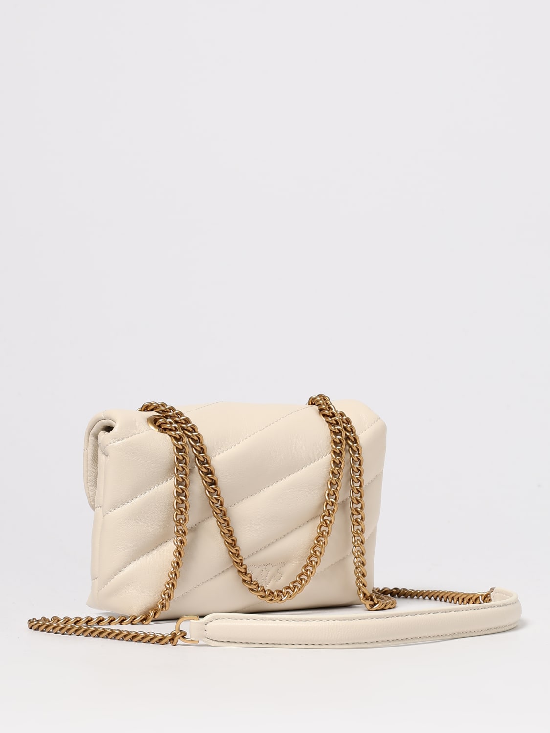 PINKO MINI BAG: Shoulder bag woman Pinko, White - Img 2