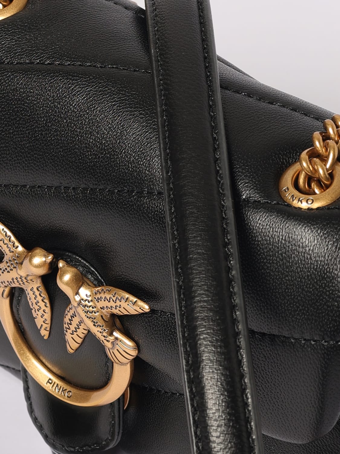 PINKO MINI BAG: Shoulder bag woman Pinko, Black - Img 3