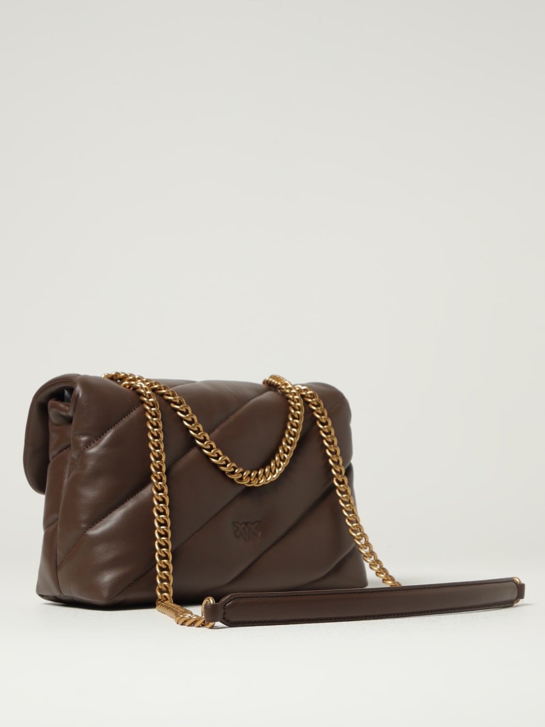 PINKO SAC PORTÉ ÉPAULE: Sac porté épaule femme Pinko, Brun - Img 2