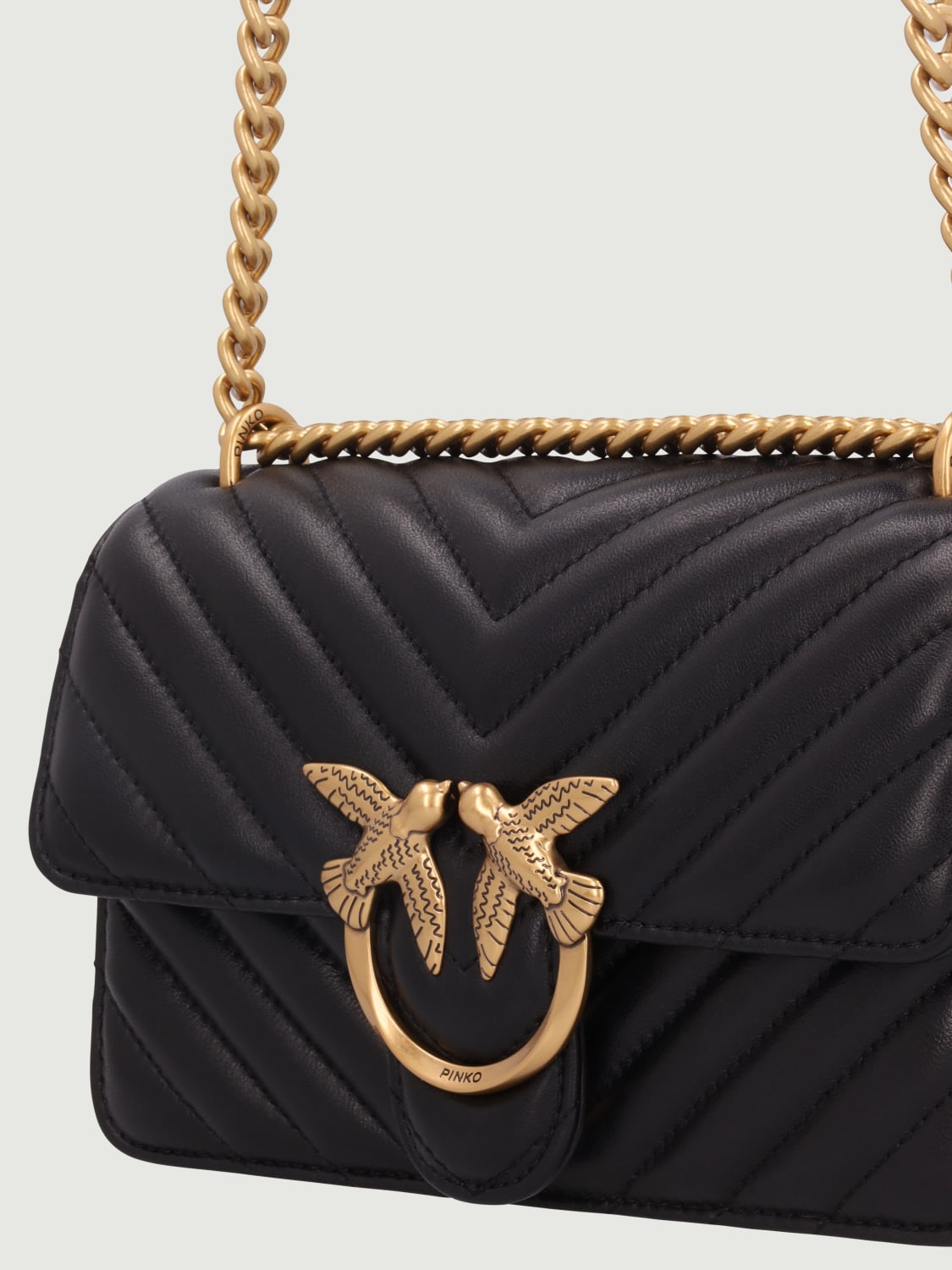 PINKO MINI BAG: Shoulder bag woman Pinko, Black - Img 3