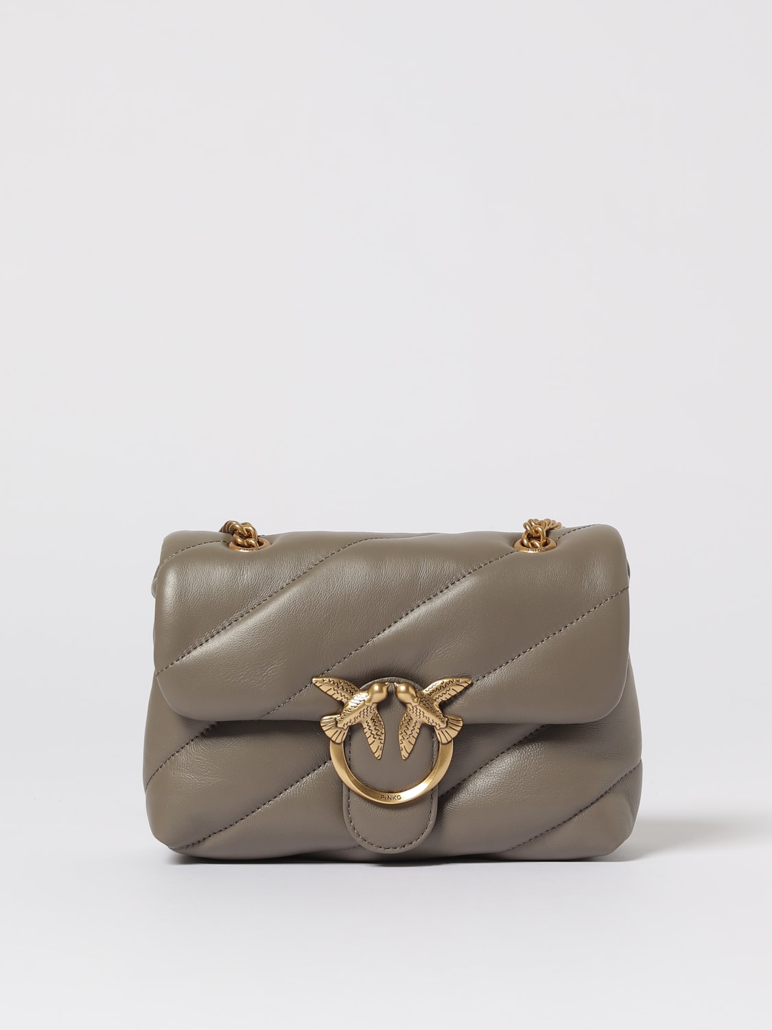 PINKO MINI BAG: Shoulder bag woman Pinko, Grey - Img 1