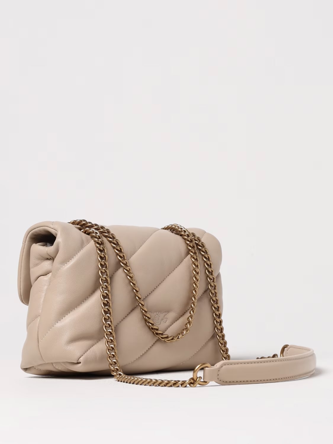 PINKO MINI BAG: Shoulder bag woman Pinko, Beige - Img 2