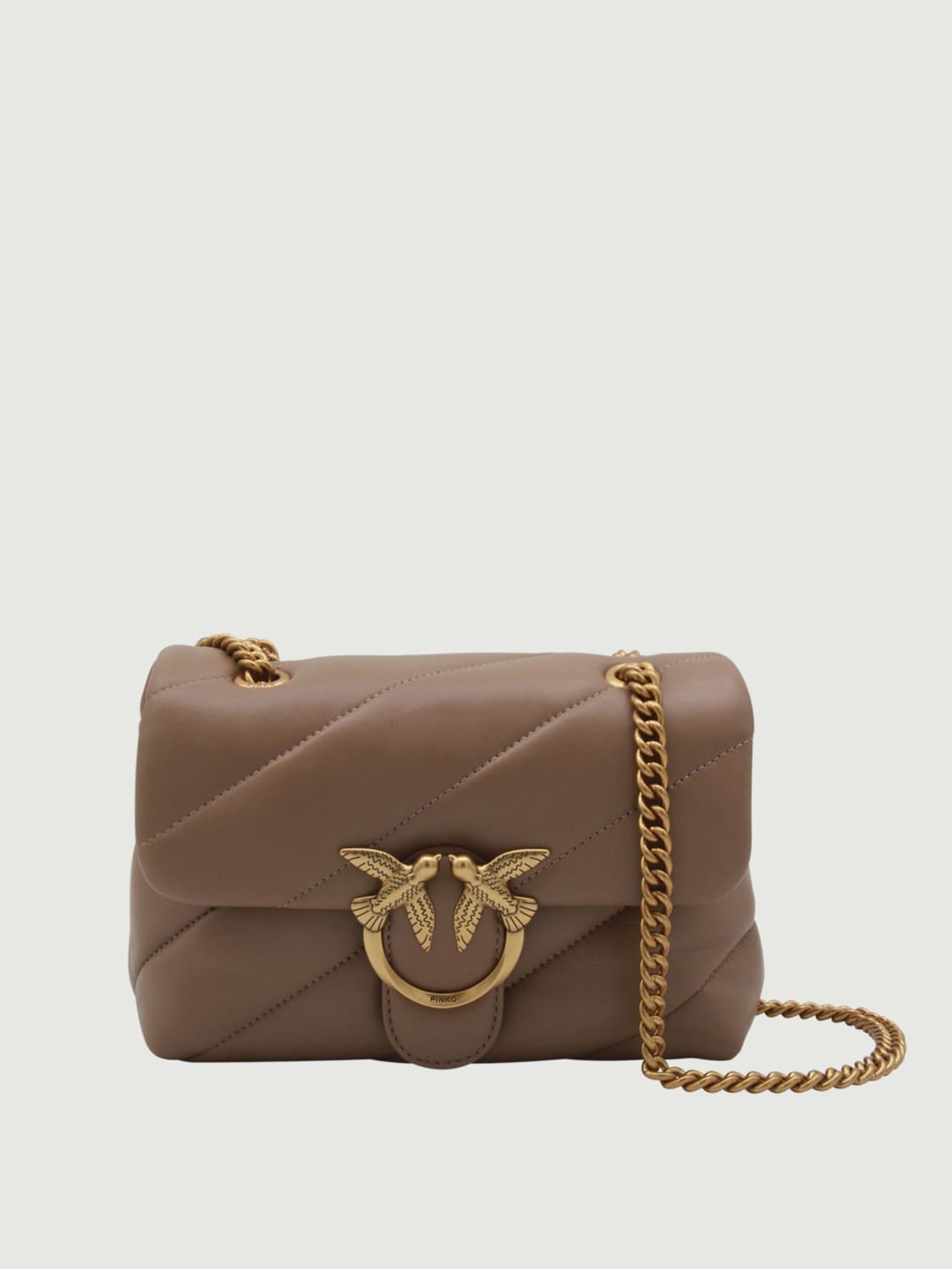 PINKO MINI BAG: Shoulder bag woman Pinko, Biscuit - Img 1