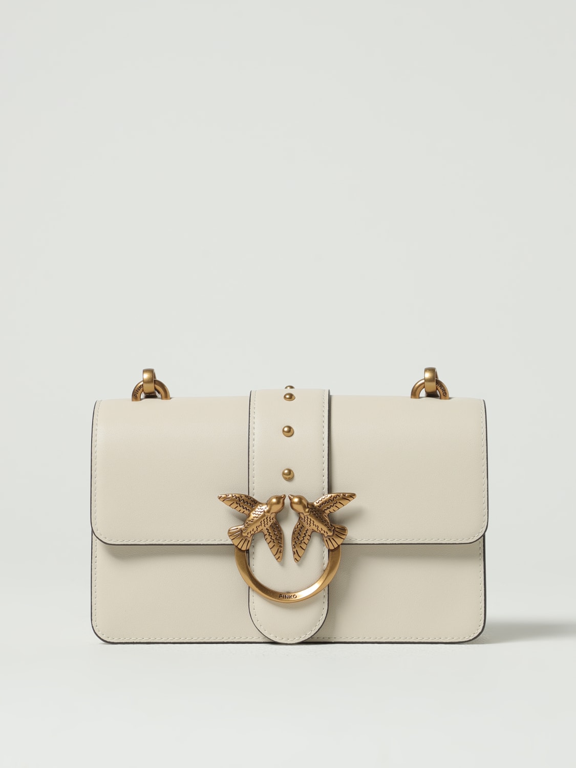 PINKO MINI BAG: Shoulder bag woman Pinko, White - Img 1