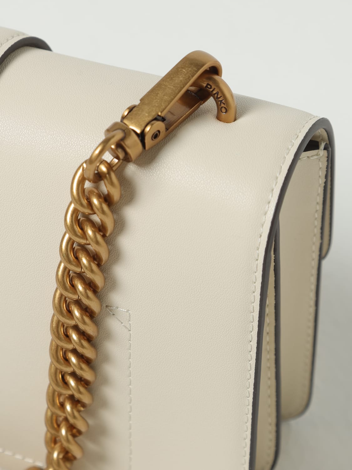 PINKO MINI BAG: Shoulder bag woman Pinko, White - Img 3