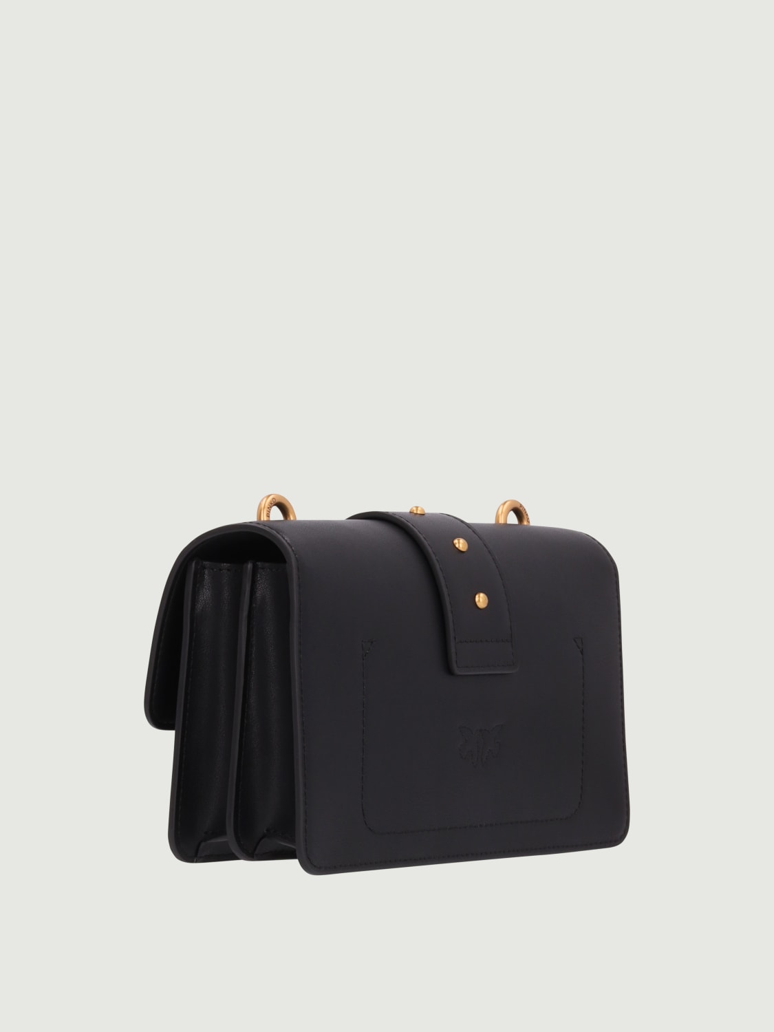 PINKO BORSA MINI: Borsa Love One Classic Mini Pinko in pelle , Nero - Img 2