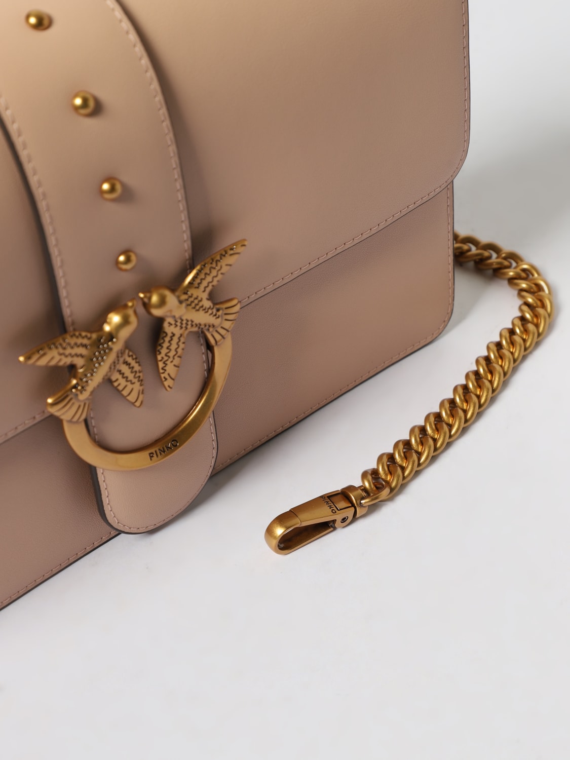 PINKO SHOULDER BAG: Shoulder bag woman Pinko, Blush Pink - Img 3