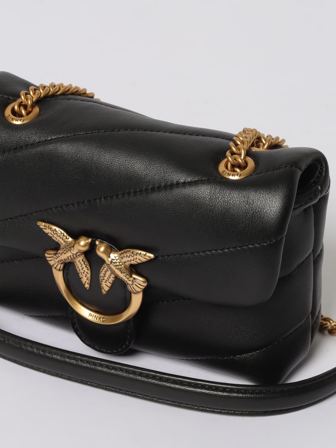 PINKO MINI BAG: Shoulder bag woman Pinko, Black - Img 3